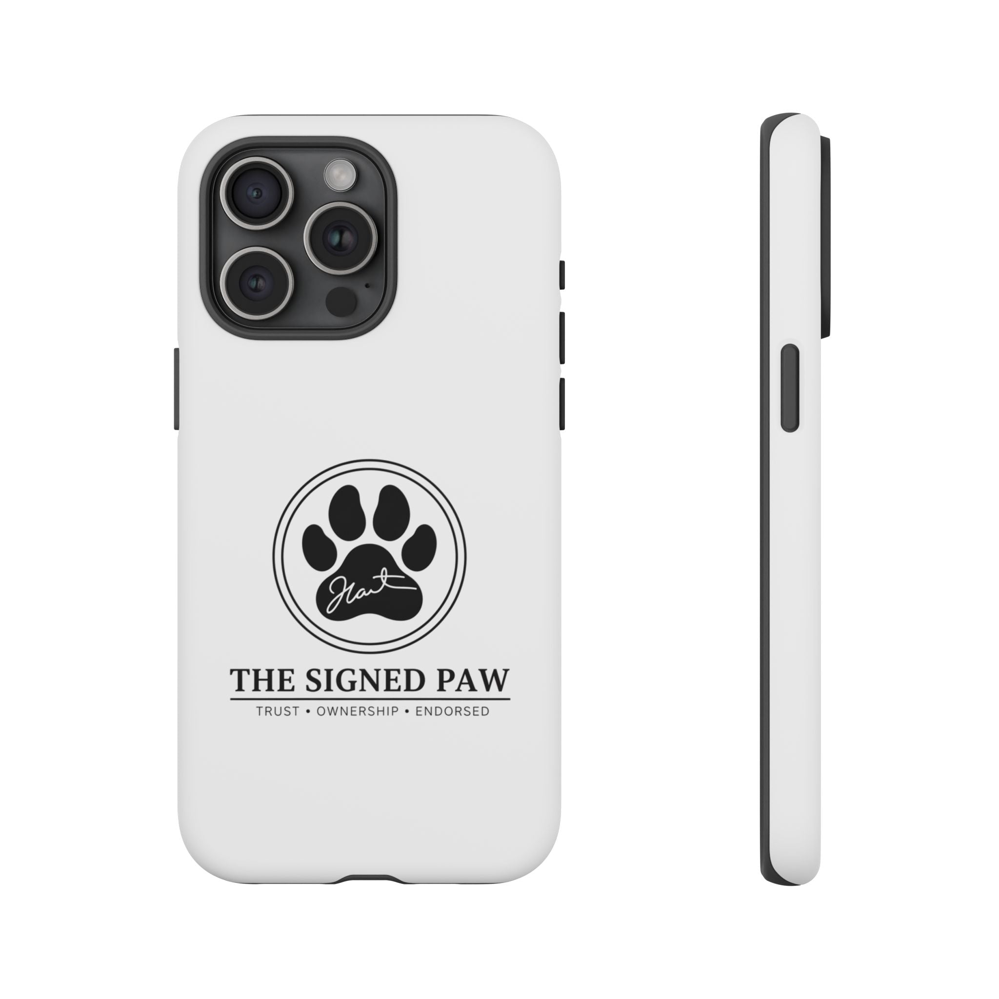 The Signed Paw – Premium Phone Case | CatFather Universe | Luxury Protective Cover