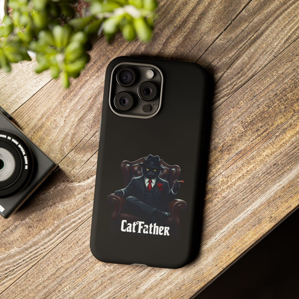 The CatFather Throne Case – Luxury Mafia Edition | Cinematic Power in Your Palm