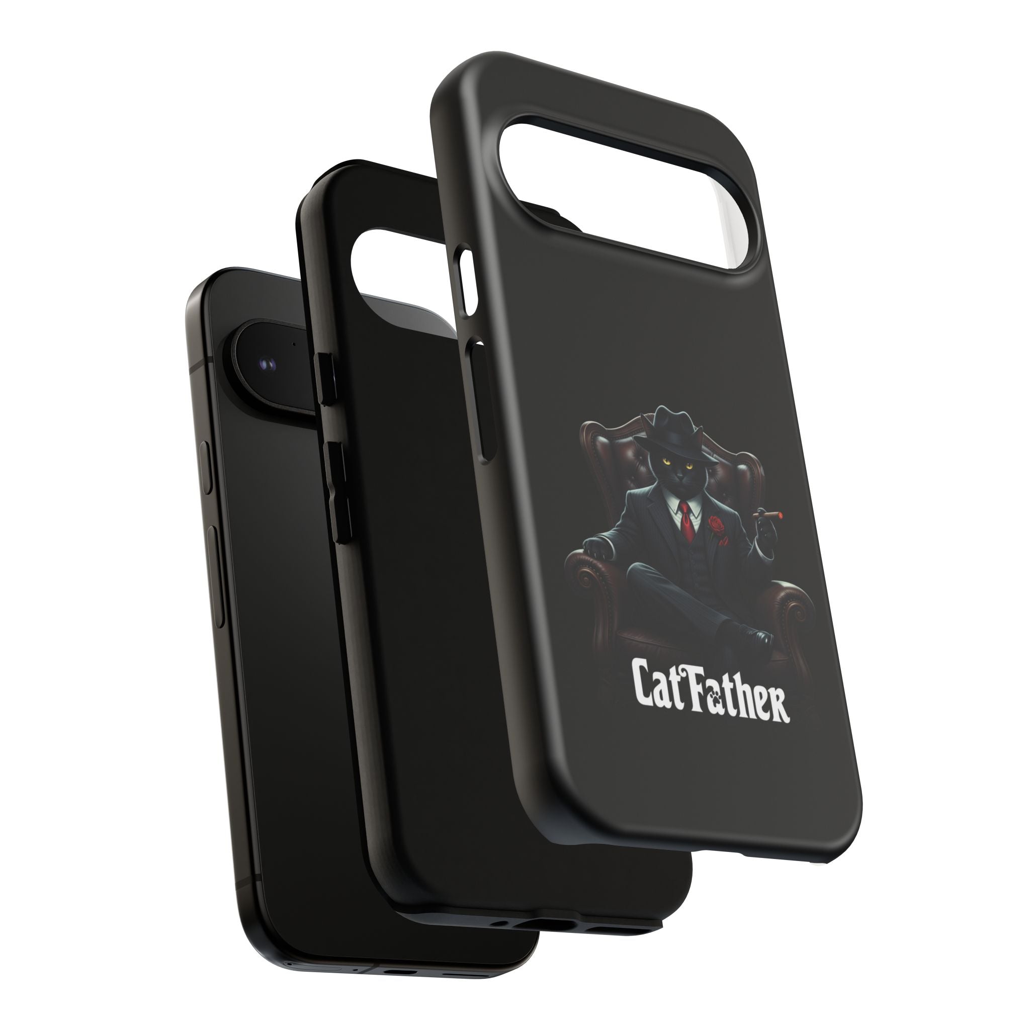 The CatFather Throne Case – Luxury Mafia Edition | Cinematic Power in Your Palm