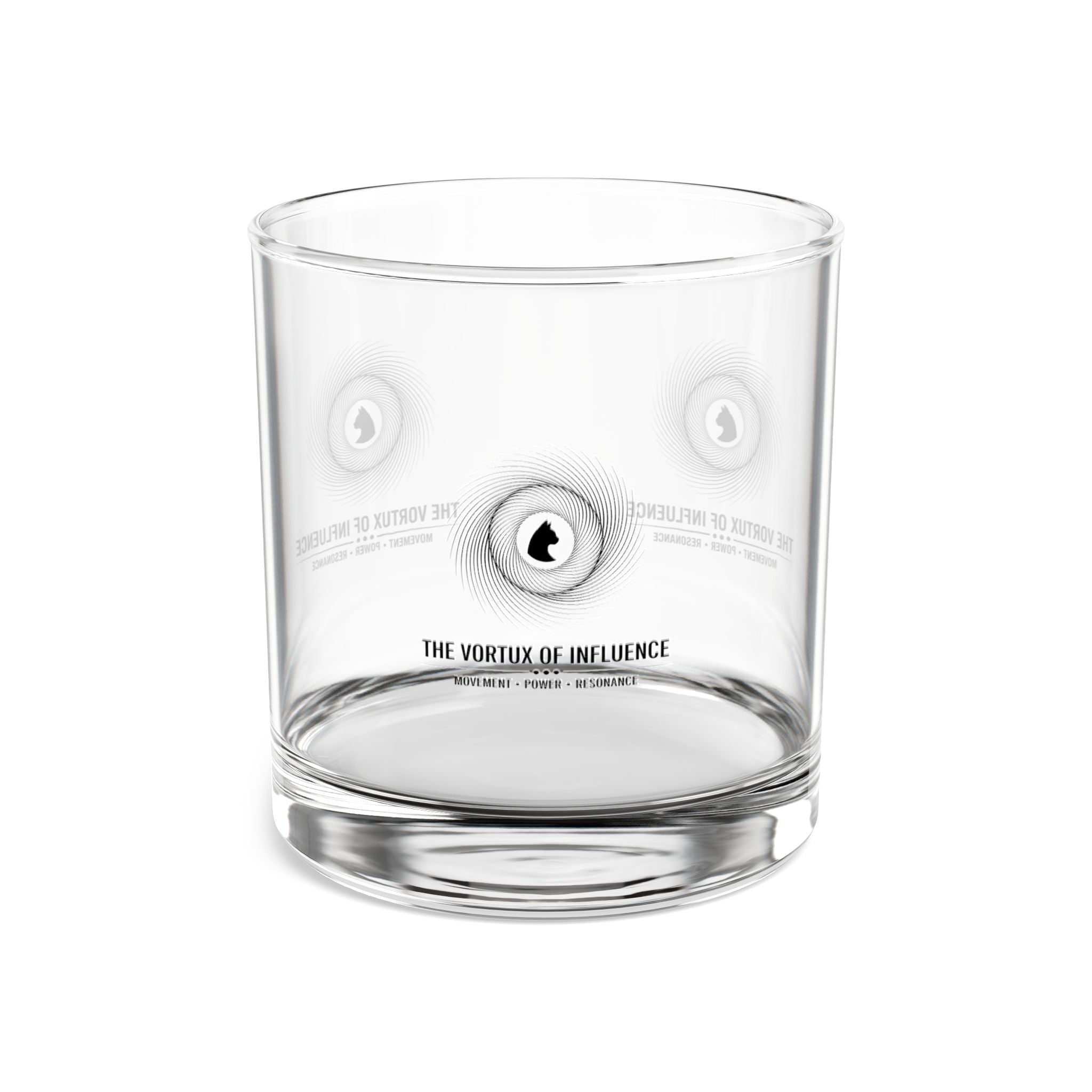 The Vortex of Influence – Whiskey Rocks Glass | The CatFather Collection