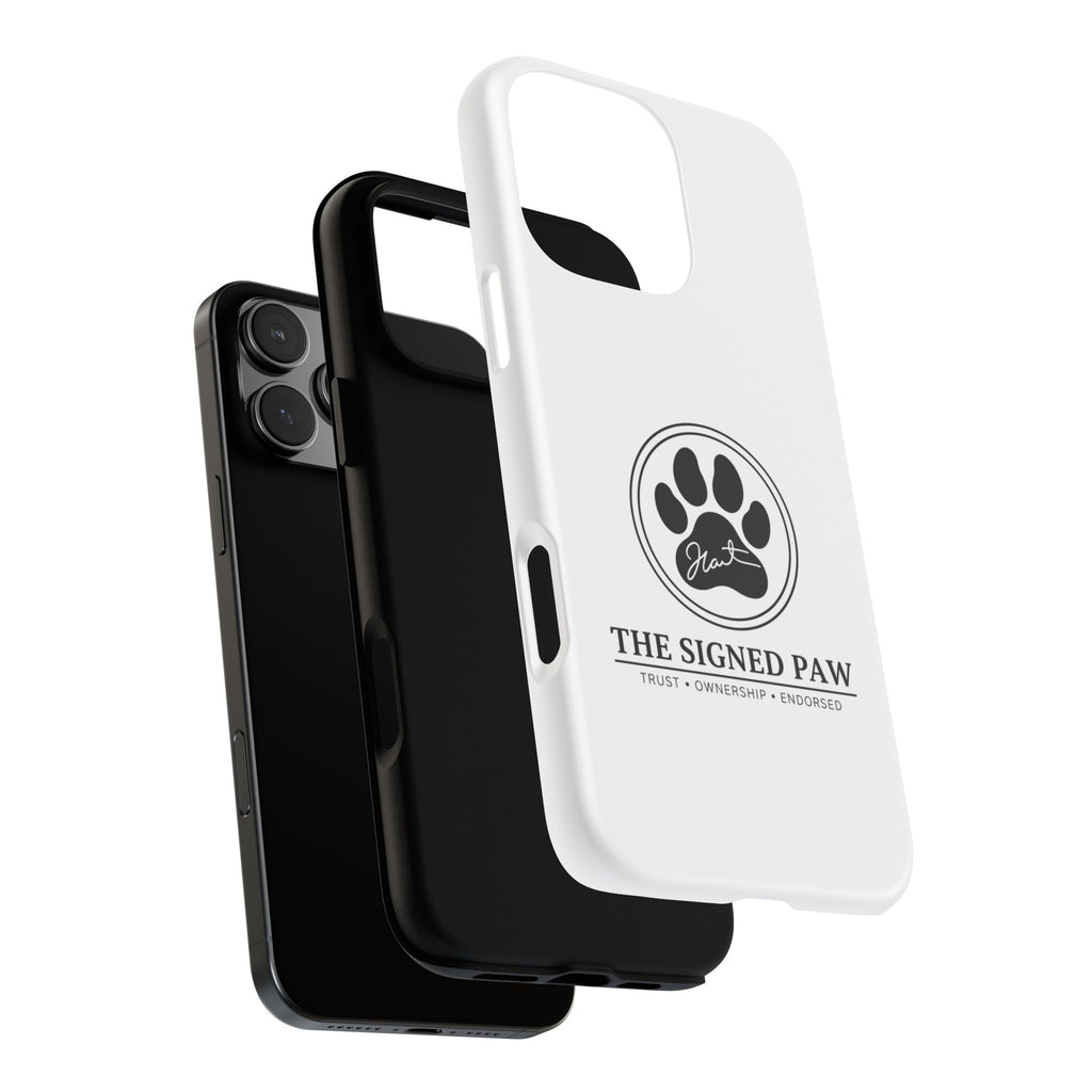 The Signed Paw – Premium Phone Case | CatFather Universe | Luxury Protective Cover
