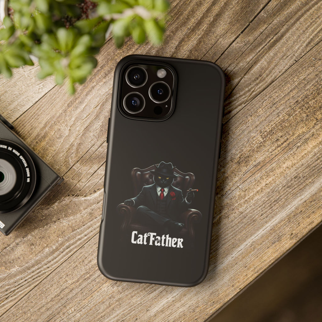 The CatFather Throne Case – Luxury Mafia Edition | Cinematic Power in Your Palm