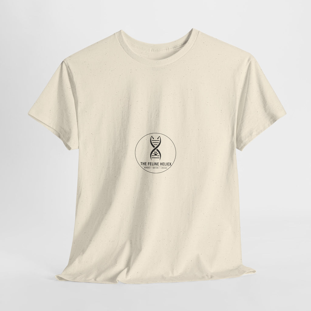 The Feline Heliex – DNA of Legacy Unisex Heavy Cotton Tee | The CatFather Genetic Division