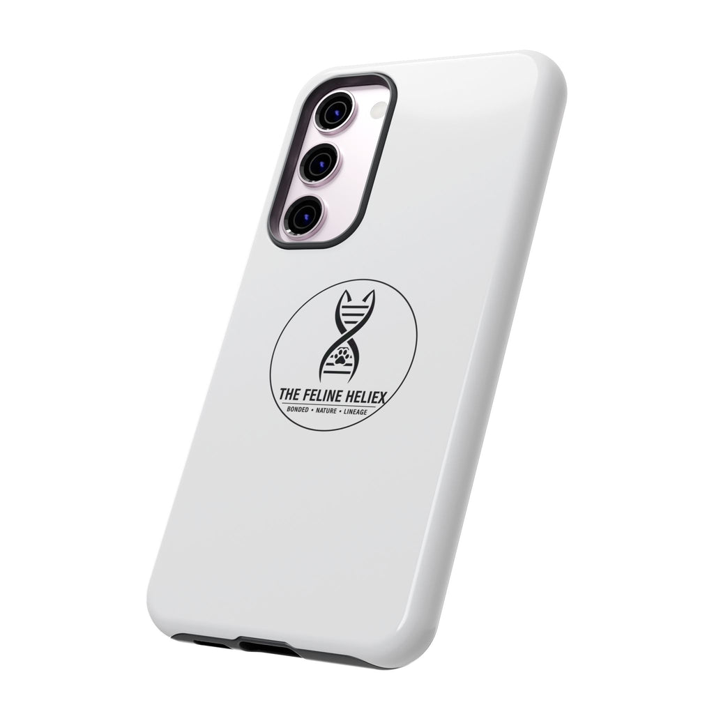 The Feline Heliex – Luxury Dual-Layer Phone Case | The CatFather Genetic Division