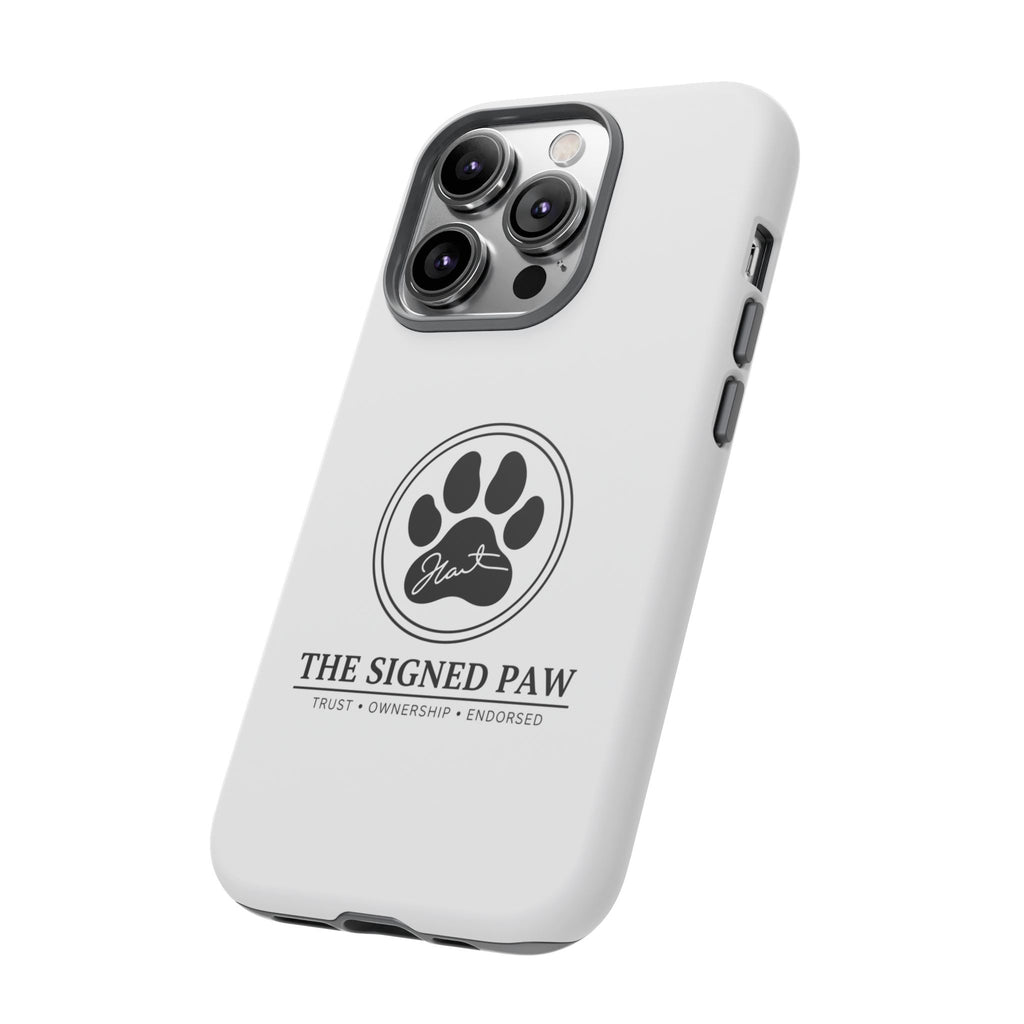 The Signed Paw – Premium Phone Case | CatFather Universe | Luxury Protective Cover