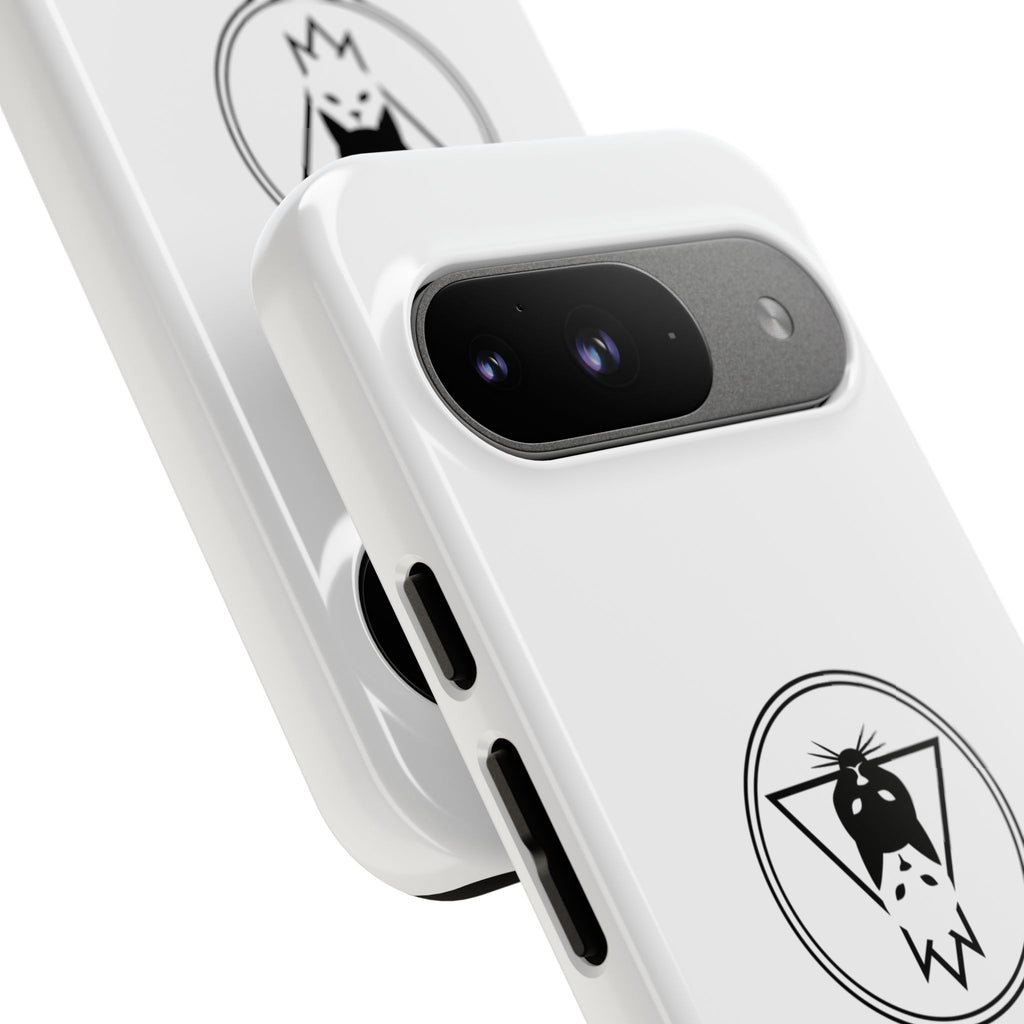 The Reflected Feline Nexus – Luxury Phone Case | The CatFather Collection