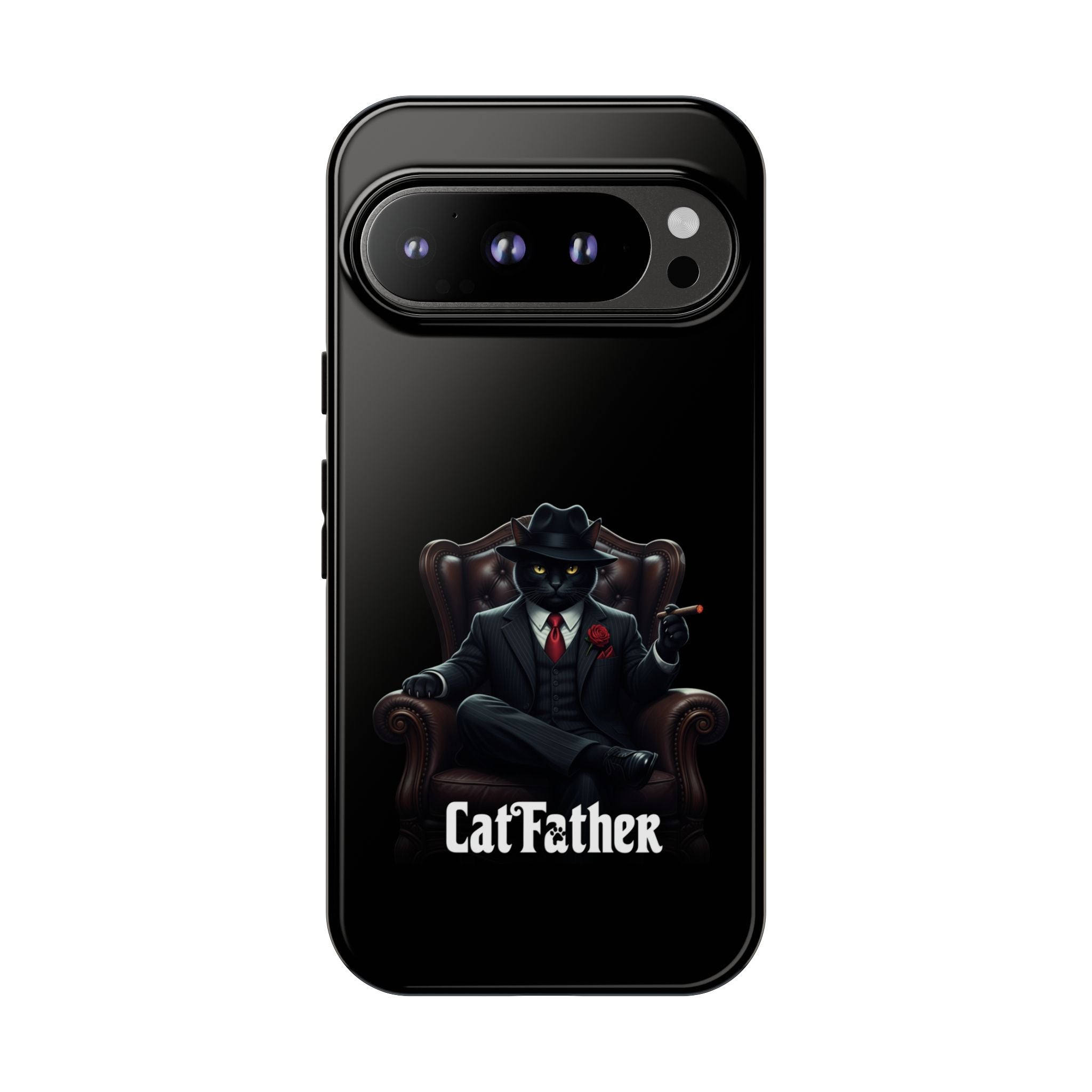 The CatFather Throne Case – Luxury Mafia Edition | Cinematic Power in Your Palm