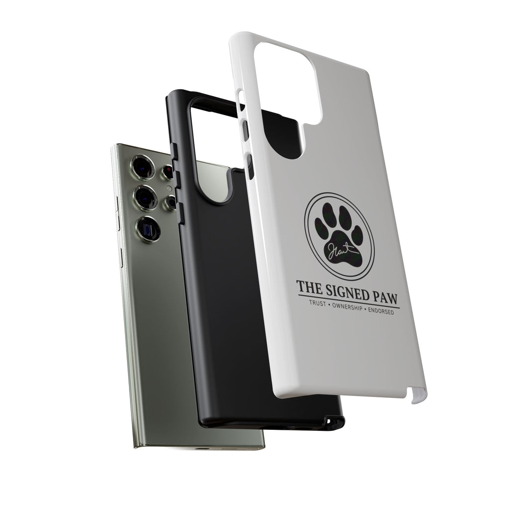 The Signed Paw – Premium Phone Case | CatFather Universe | Luxury Protective Cover