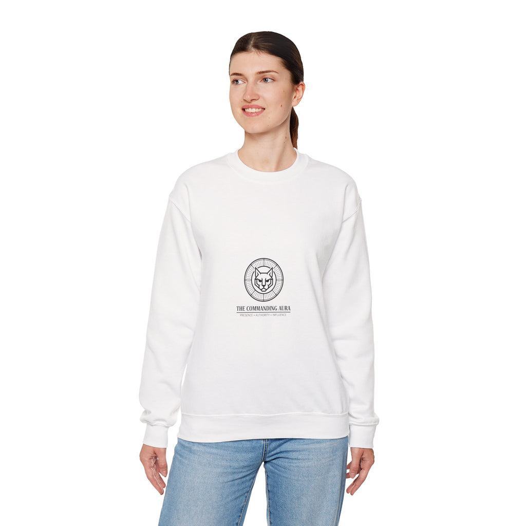 The Commanding Aura – Unisex Luxury Crewneck | The CatFather Collection
