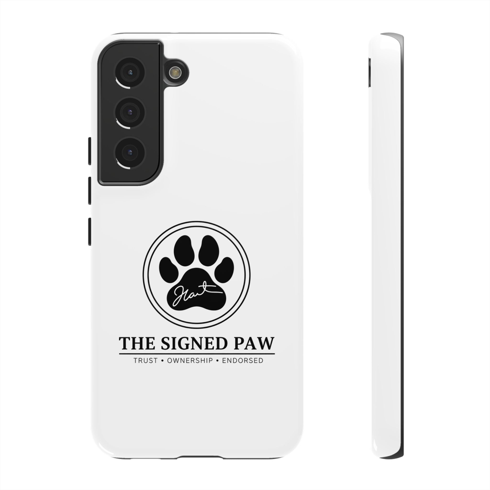 The Signed Paw – Premium Phone Case | CatFather Universe | Luxury Protective Cover