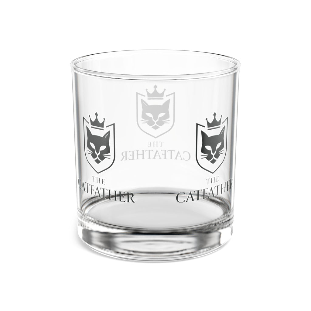 The CatFather Crystal Glass | Mafia Bar Edition | Premium Engraved Luxury Drinkware