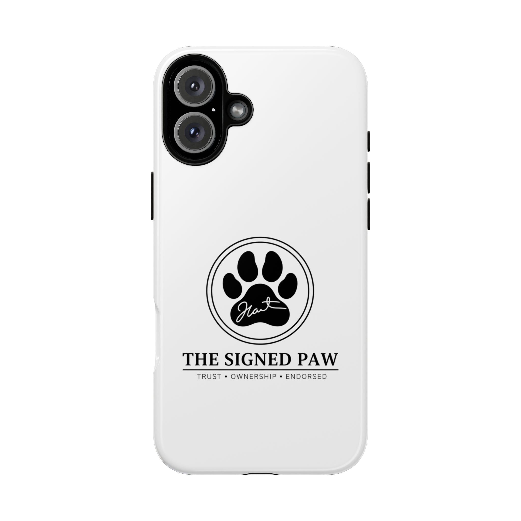 The Signed Paw – Premium Phone Case | CatFather Universe | Luxury Protective Cover