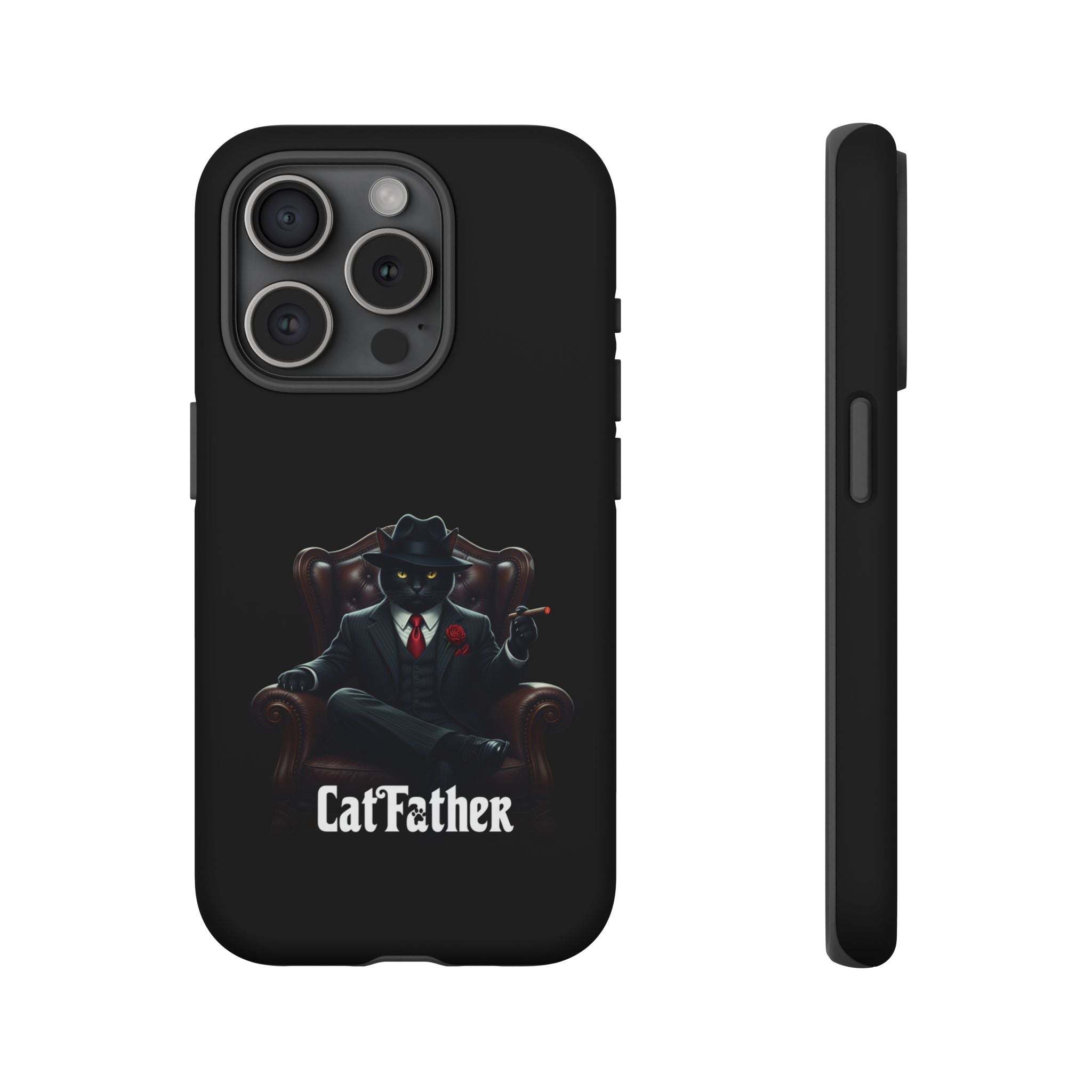 The CatFather Throne Case – Luxury Mafia Edition | Cinematic Power in Your Palm