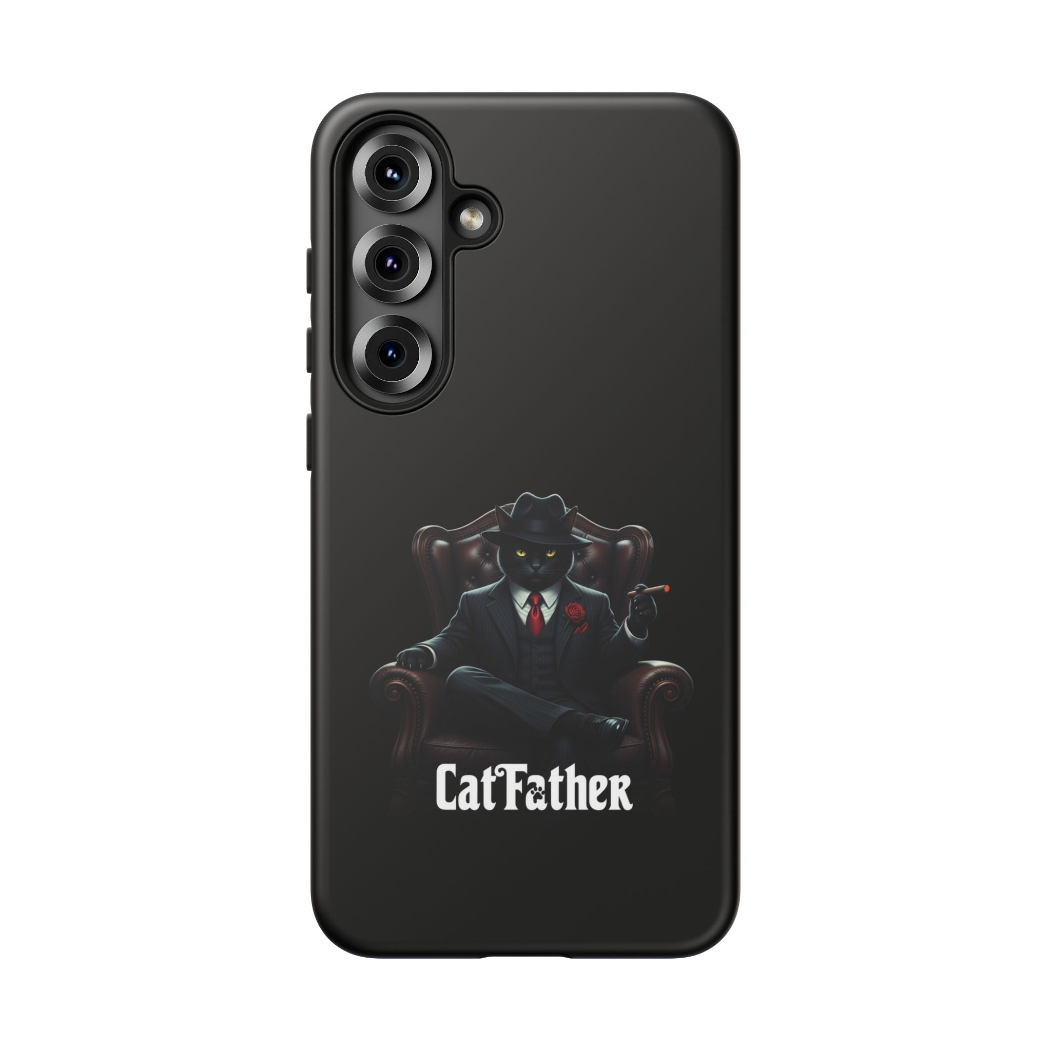 The CatFather Throne Case – Luxury Mafia Edition | Cinematic Power in Your Palm