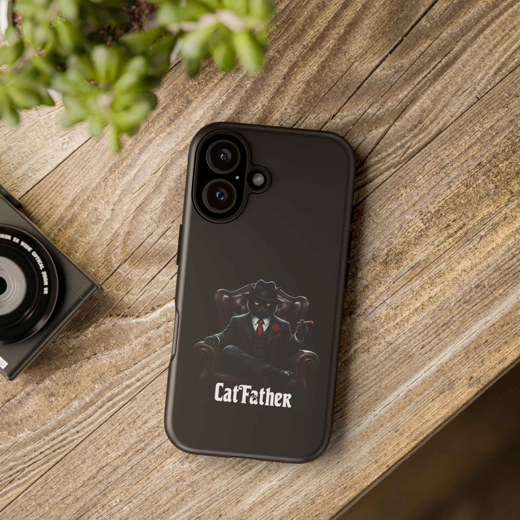 The CatFather Throne Case – Luxury Mafia Edition | Cinematic Power in Your Palm