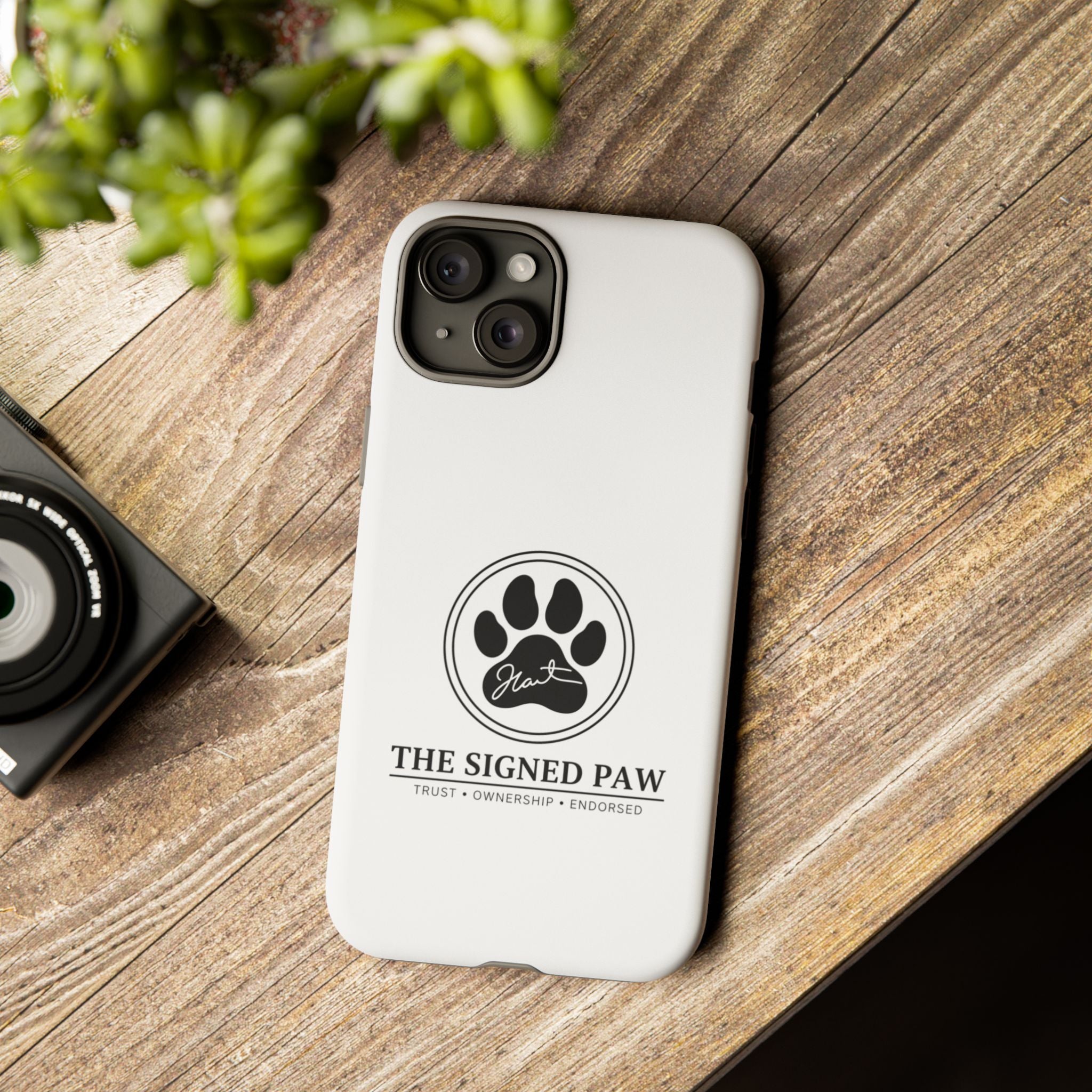 The Signed Paw – Premium Phone Case | CatFather Universe | Luxury Protective Cover