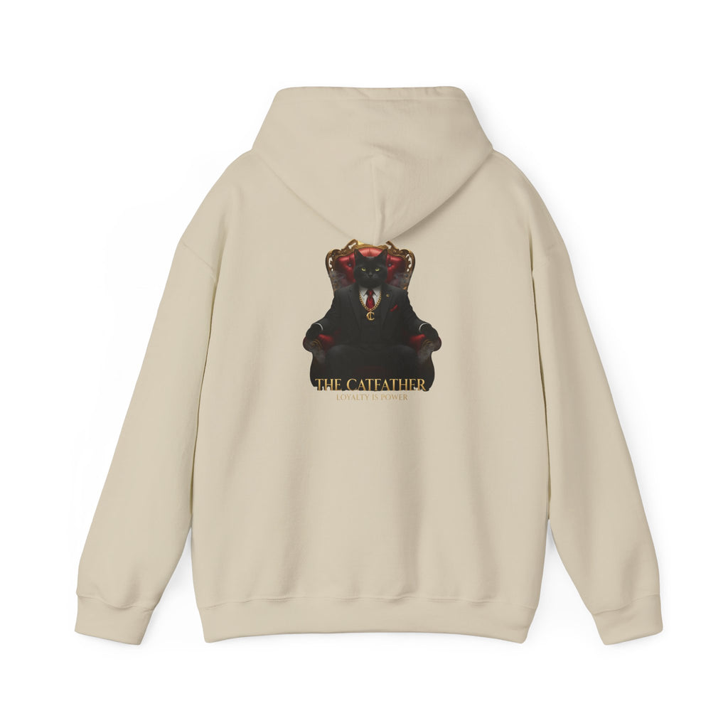 The CatFather Loyalty Edition Hoodie | Silent Power – Beige Mafia Classic