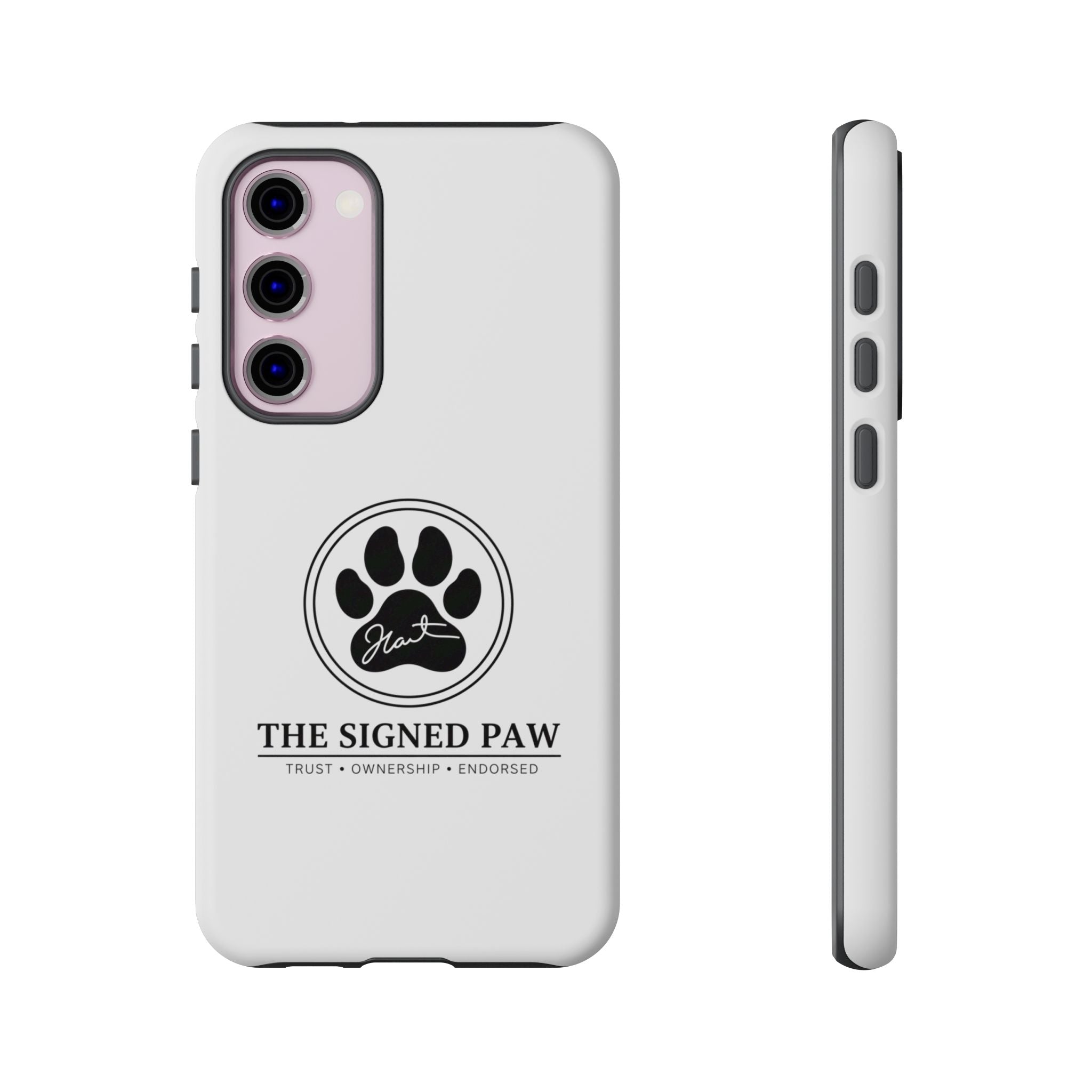 The Signed Paw – Premium Phone Case | CatFather Universe | Luxury Protective Cover