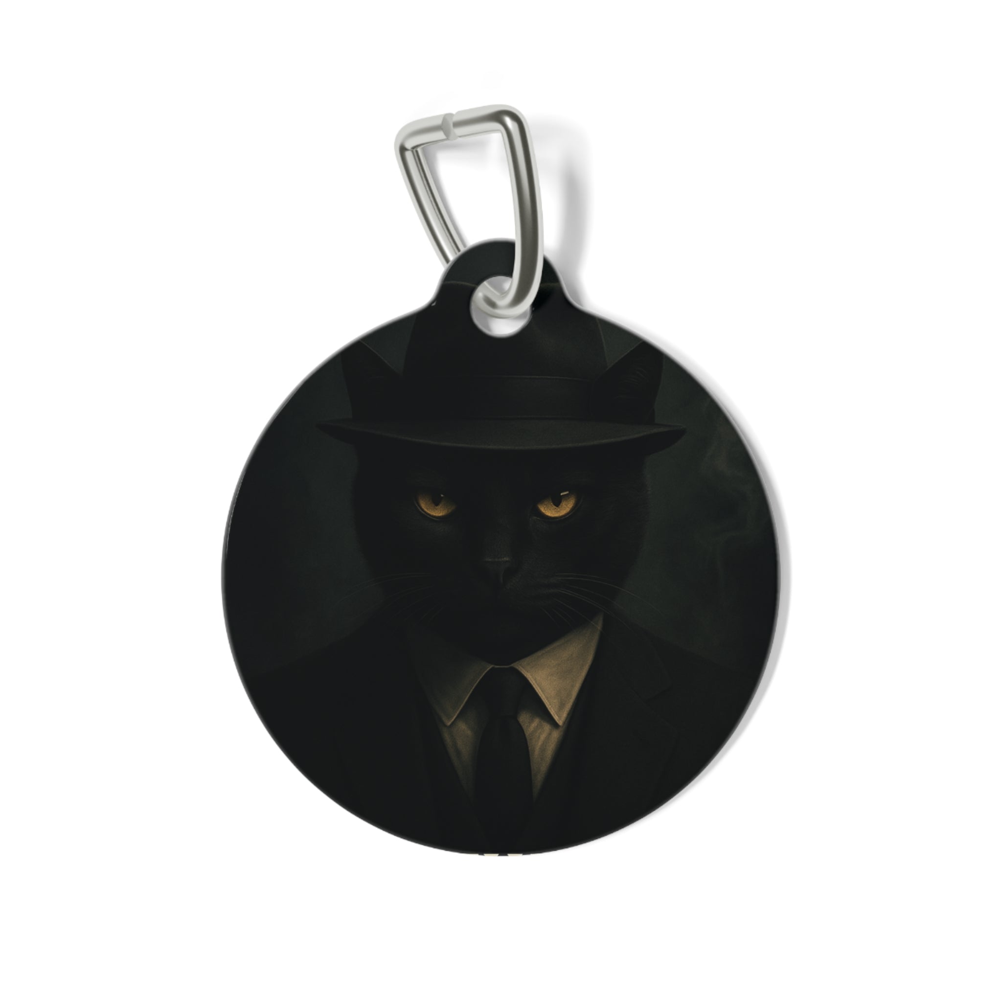 The CatFather™ “Shadow Don Tag: Silent Empire Edition” | Dual-Side Personalized Cinematic Tag