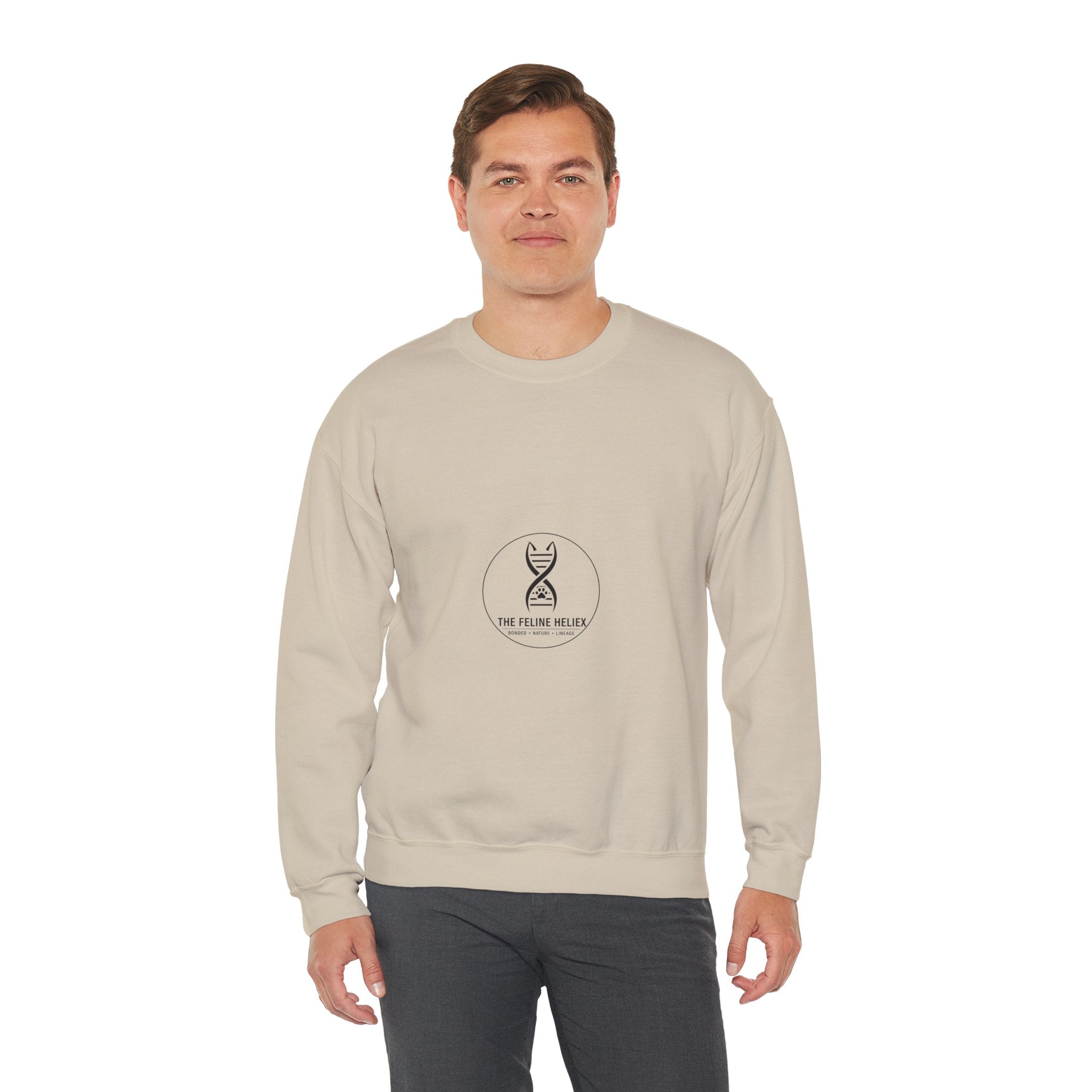 The Feline Heliex – Genetic Legacy Crewneck Sweatshirt | The CatFather Genetic Division