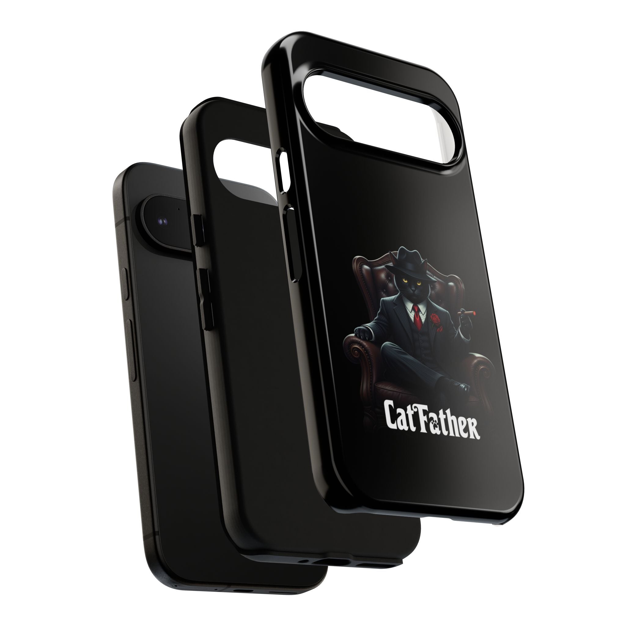 The CatFather Throne Case – Luxury Mafia Edition | Cinematic Power in Your Palm