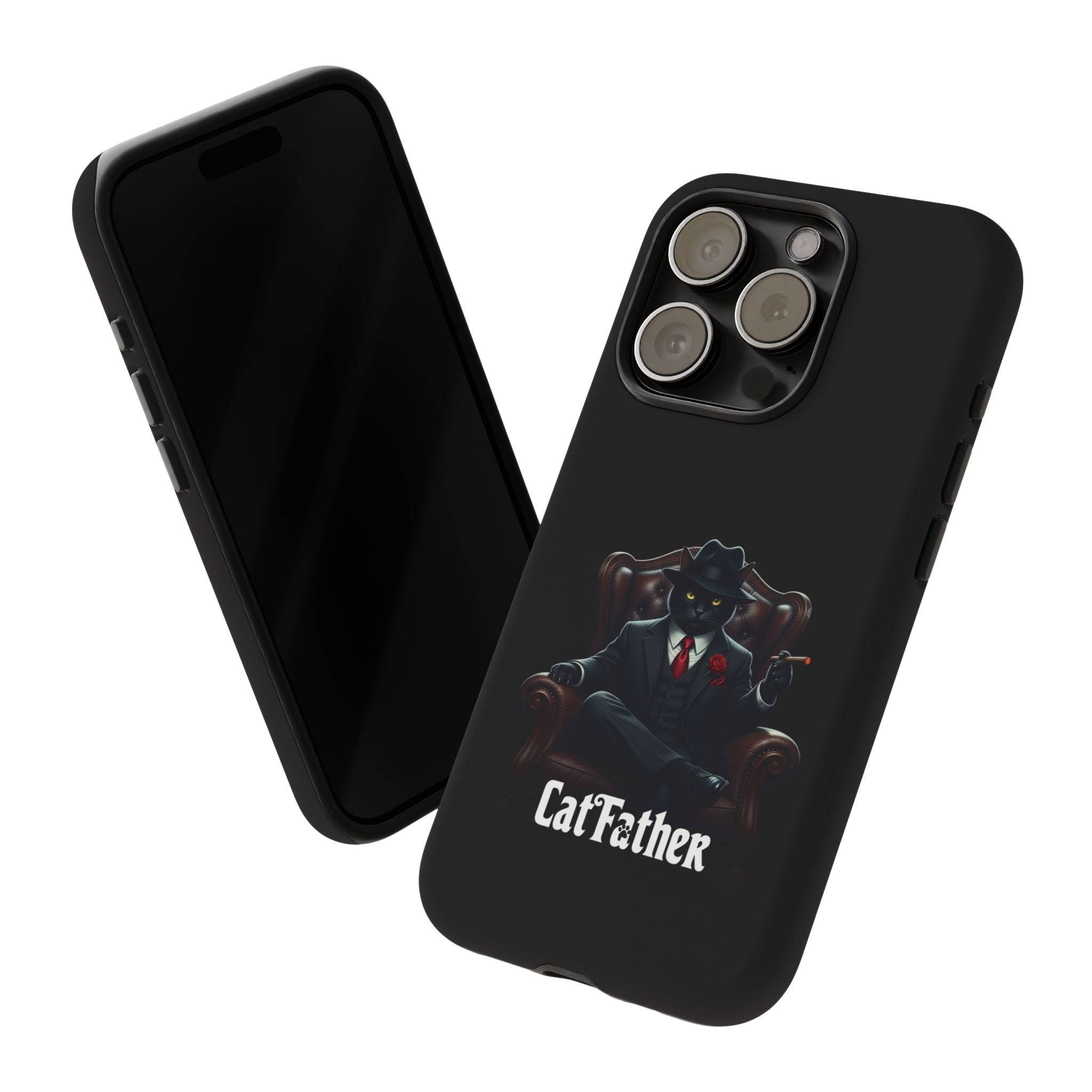 The CatFather Throne Case – Luxury Mafia Edition | Cinematic Power in Your Palm