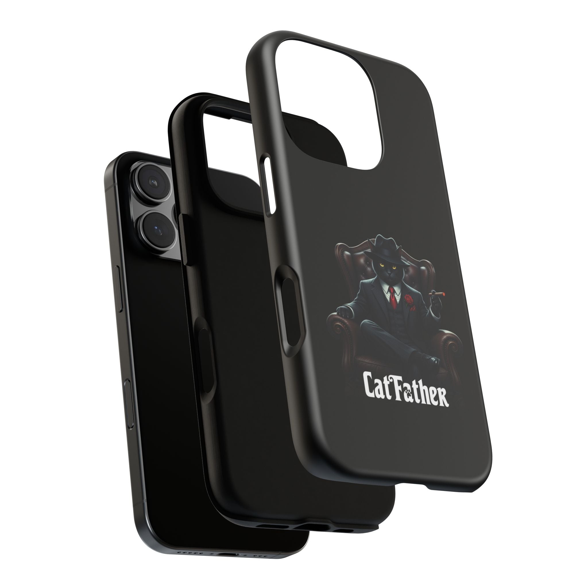 The CatFather Throne Case – Luxury Mafia Edition | Cinematic Power in Your Palm