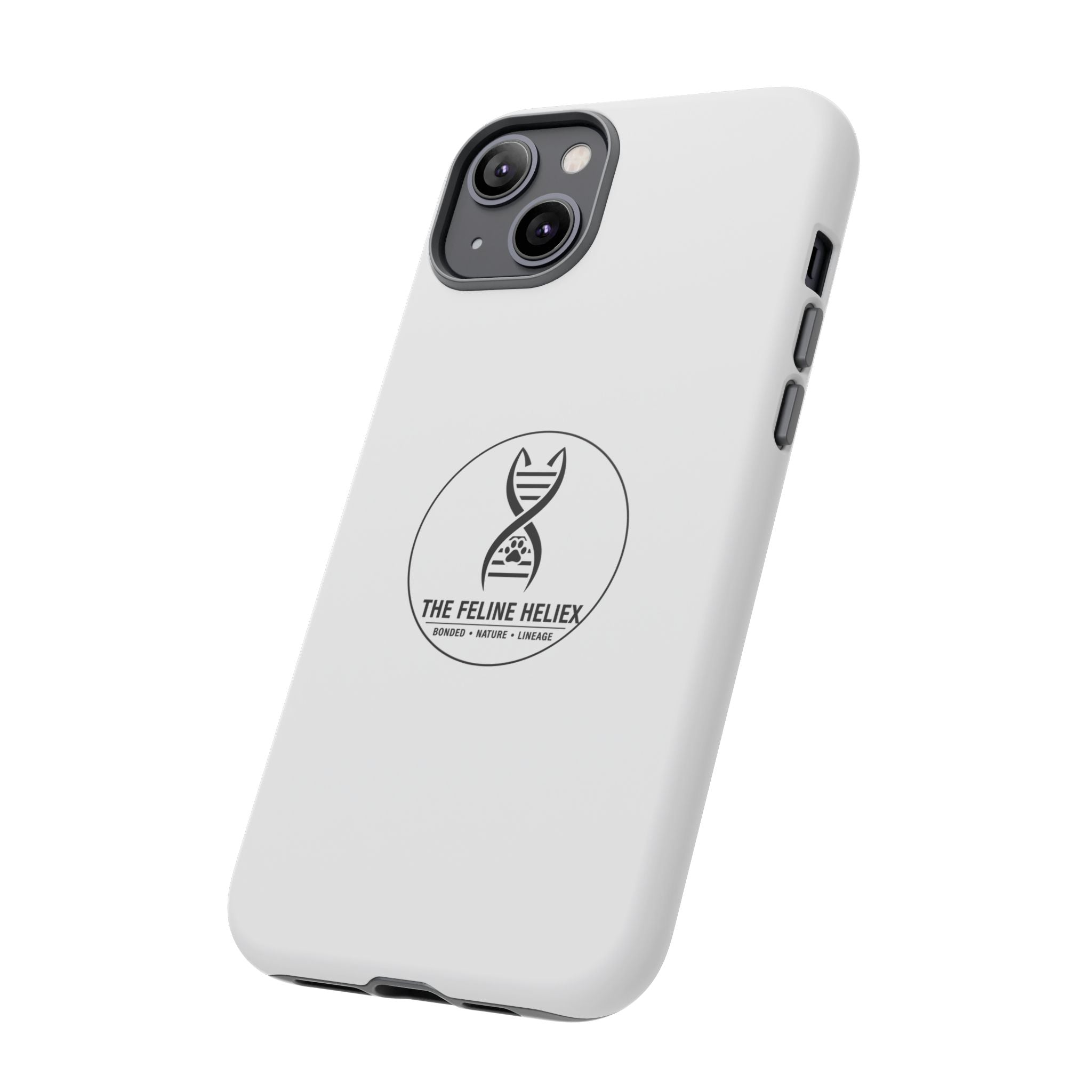 The Feline Heliex – Luxury Dual-Layer Phone Case | The CatFather Genetic Division