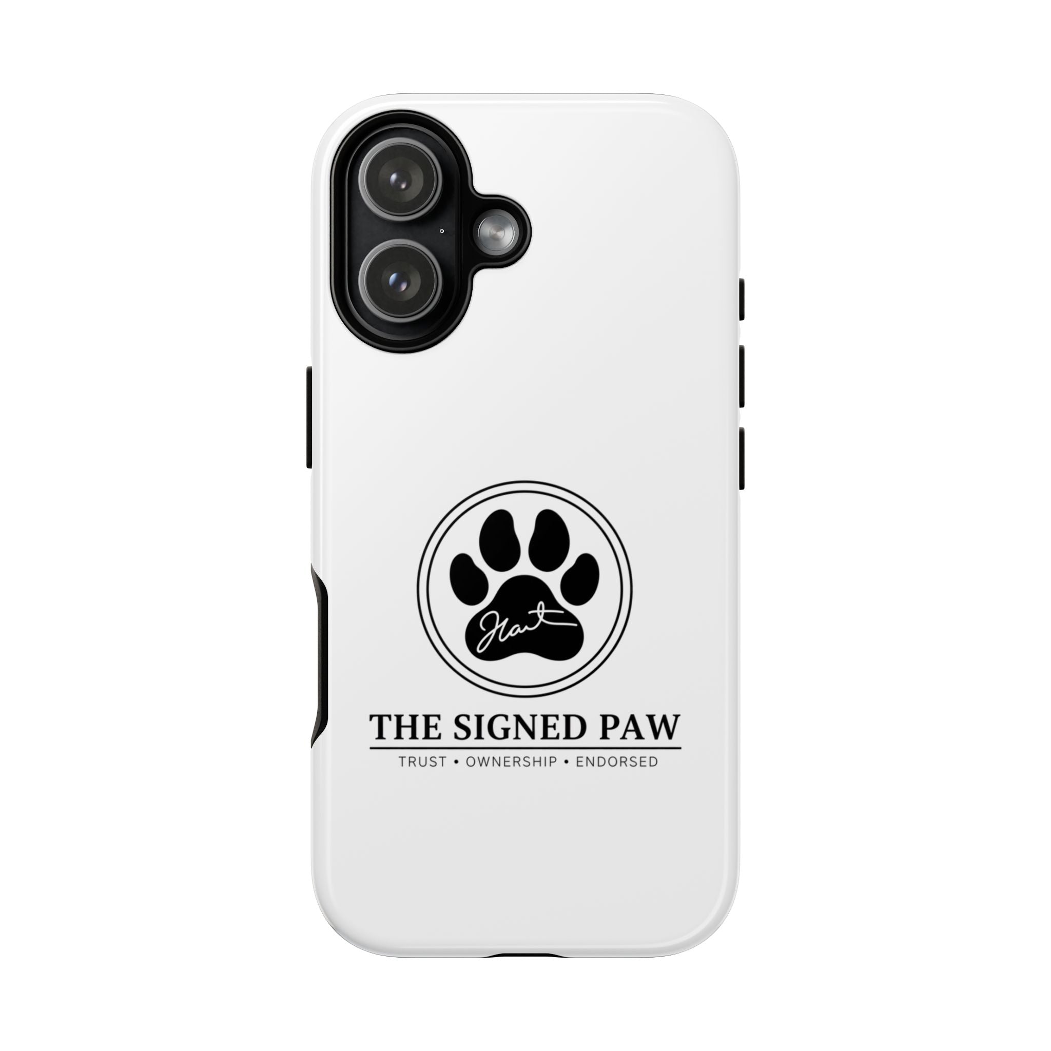 The Signed Paw – Premium Phone Case | CatFather Universe | Luxury Protective Cover