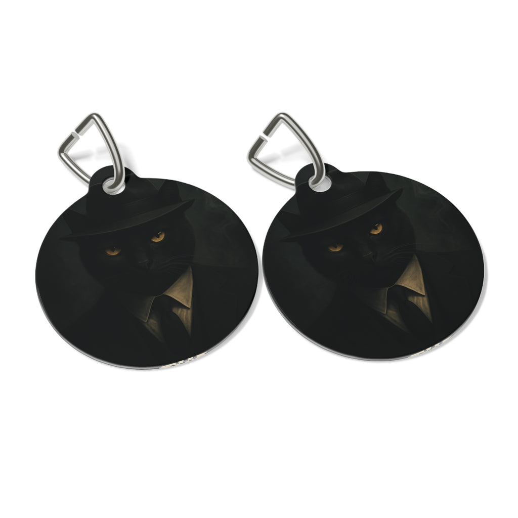 The CatFather™ “Shadow Don Tag: Silent Empire Edition” | Dual-Side Personalized Cinematic Tag