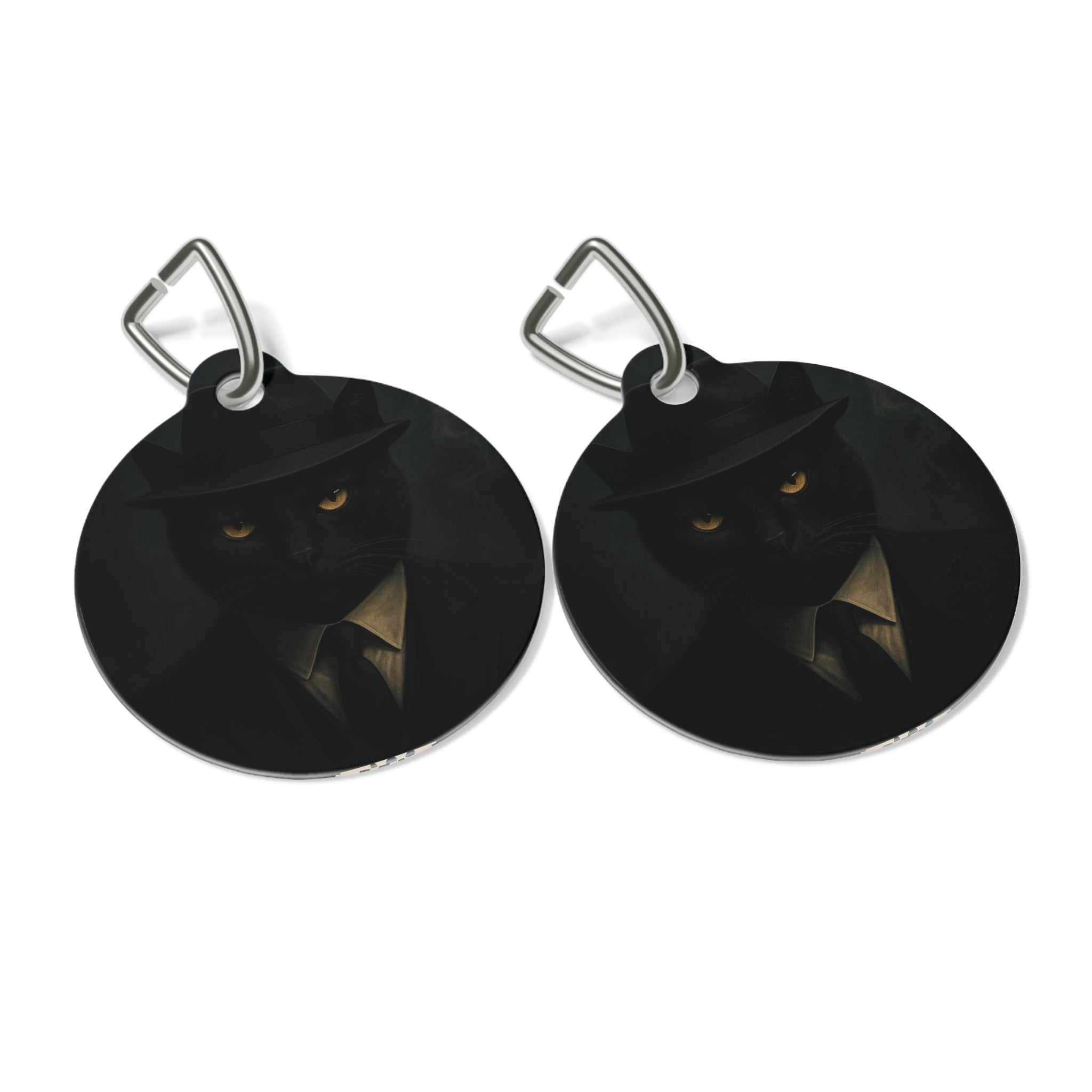 The CatFather™ “Shadow Don Tag: Silent Empire Edition” | Dual-Side Personalized Cinematic Tag