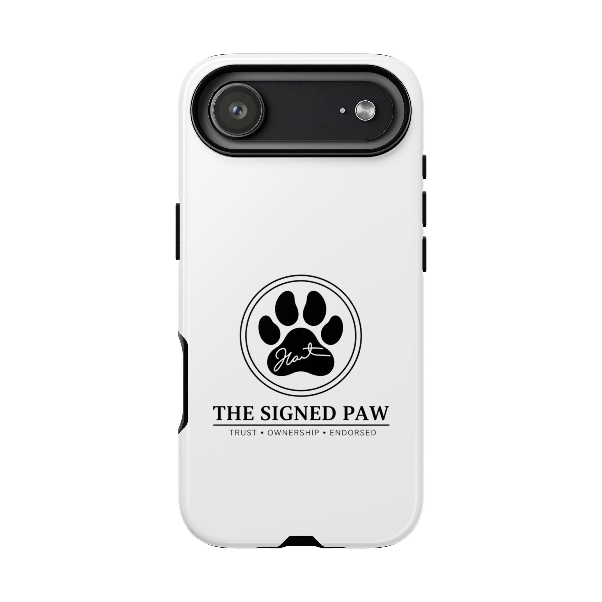 The Signed Paw – Premium Phone Case | CatFather Universe | Luxury Protective Cover
