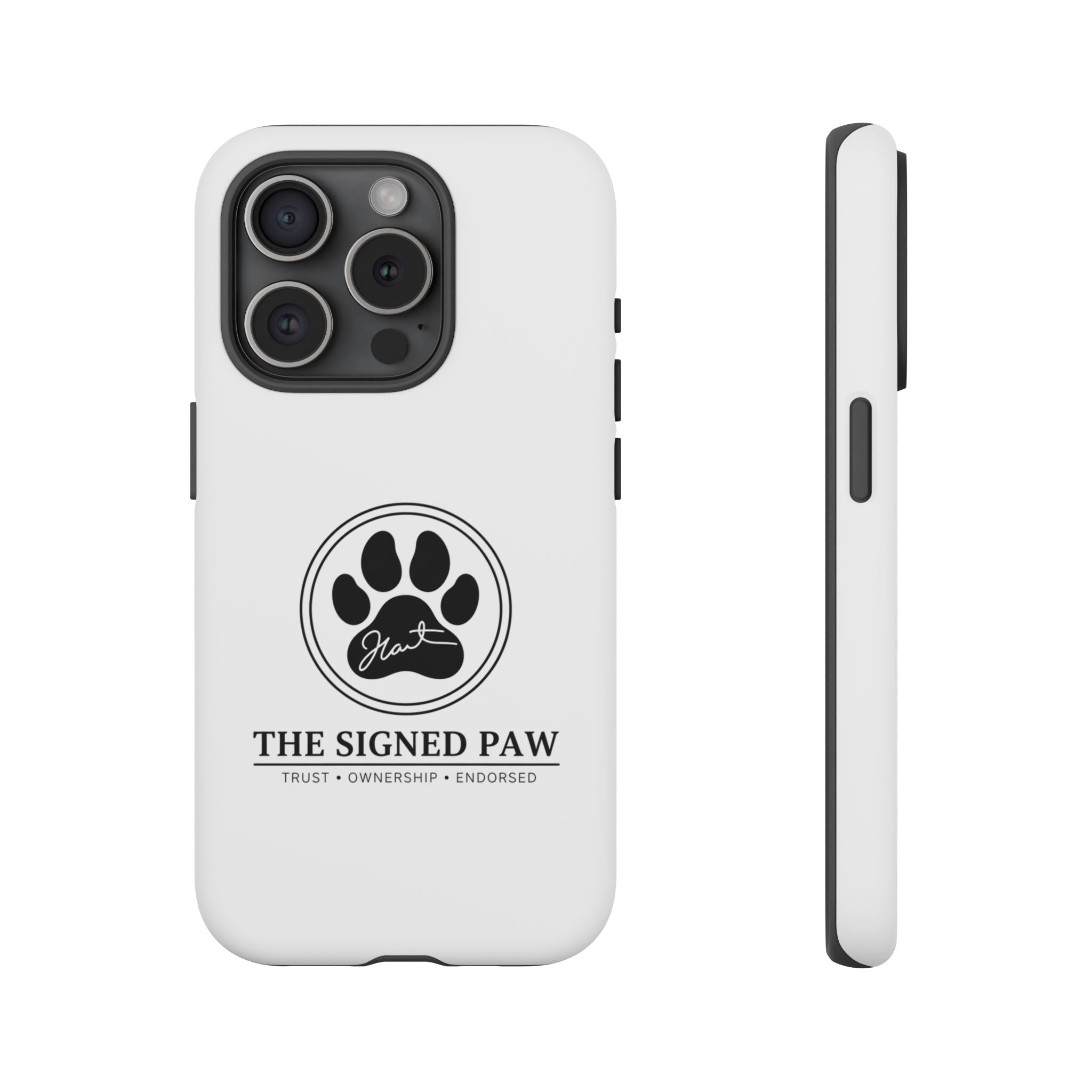 The Signed Paw – Premium Phone Case | CatFather Universe | Luxury Protective Cover
