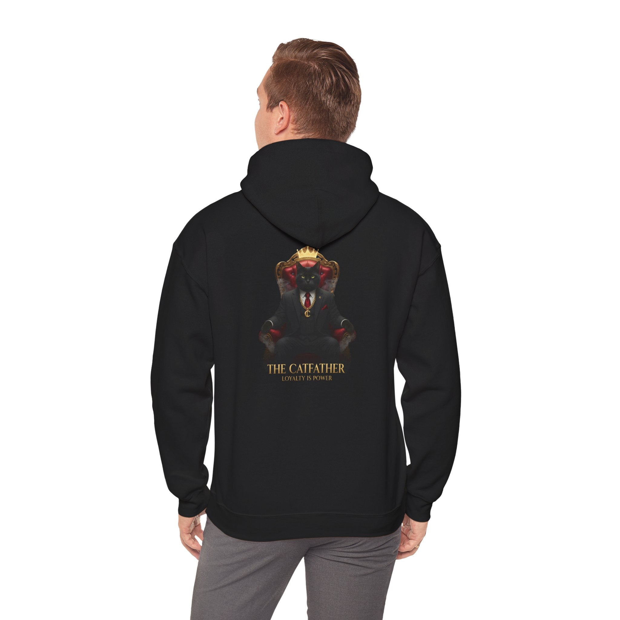 The CatFather Loyalty Edition Hoodie | Silent Power – Beige Mafia Classic
