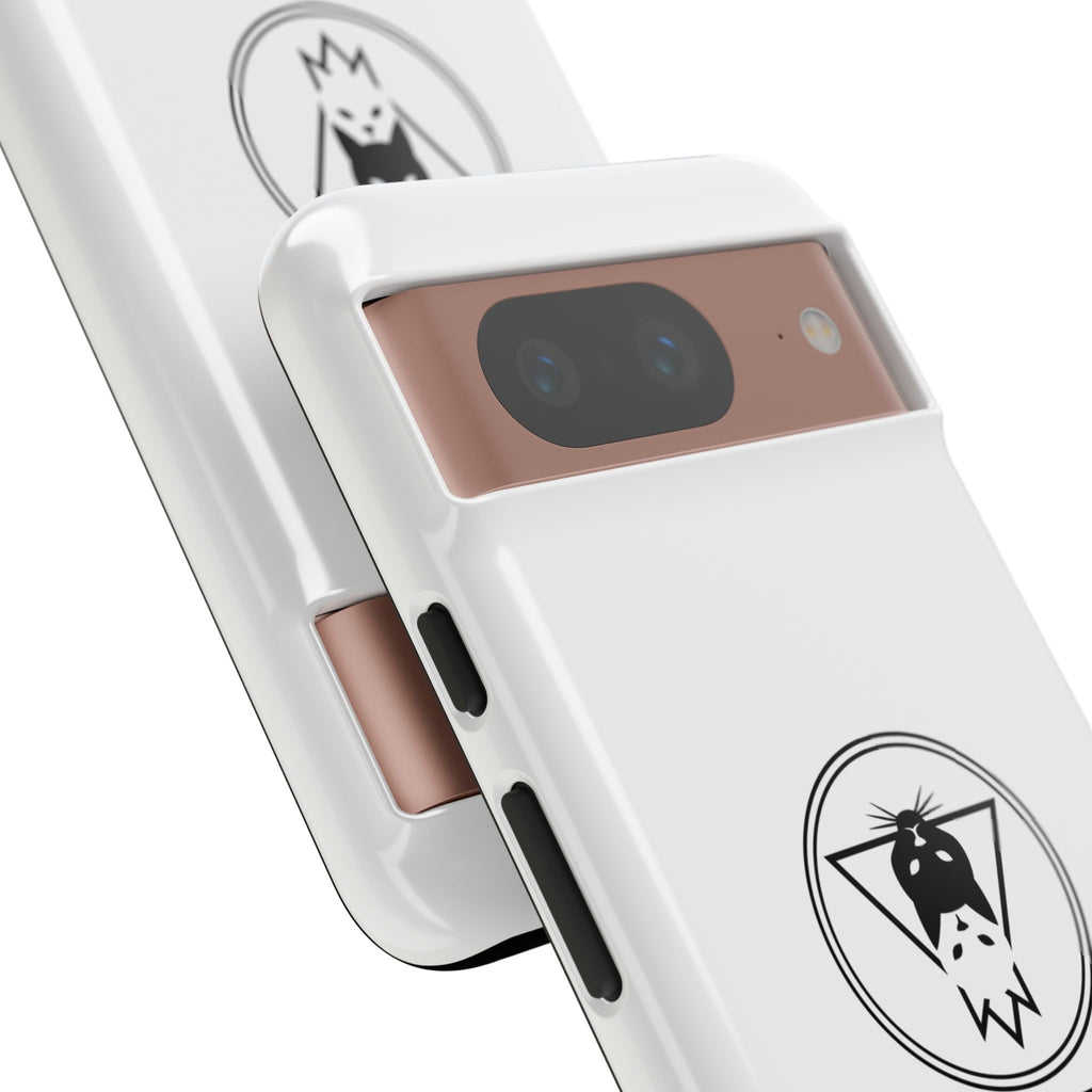 The Reflected Feline Nexus – Luxury Phone Case | The CatFather Collection