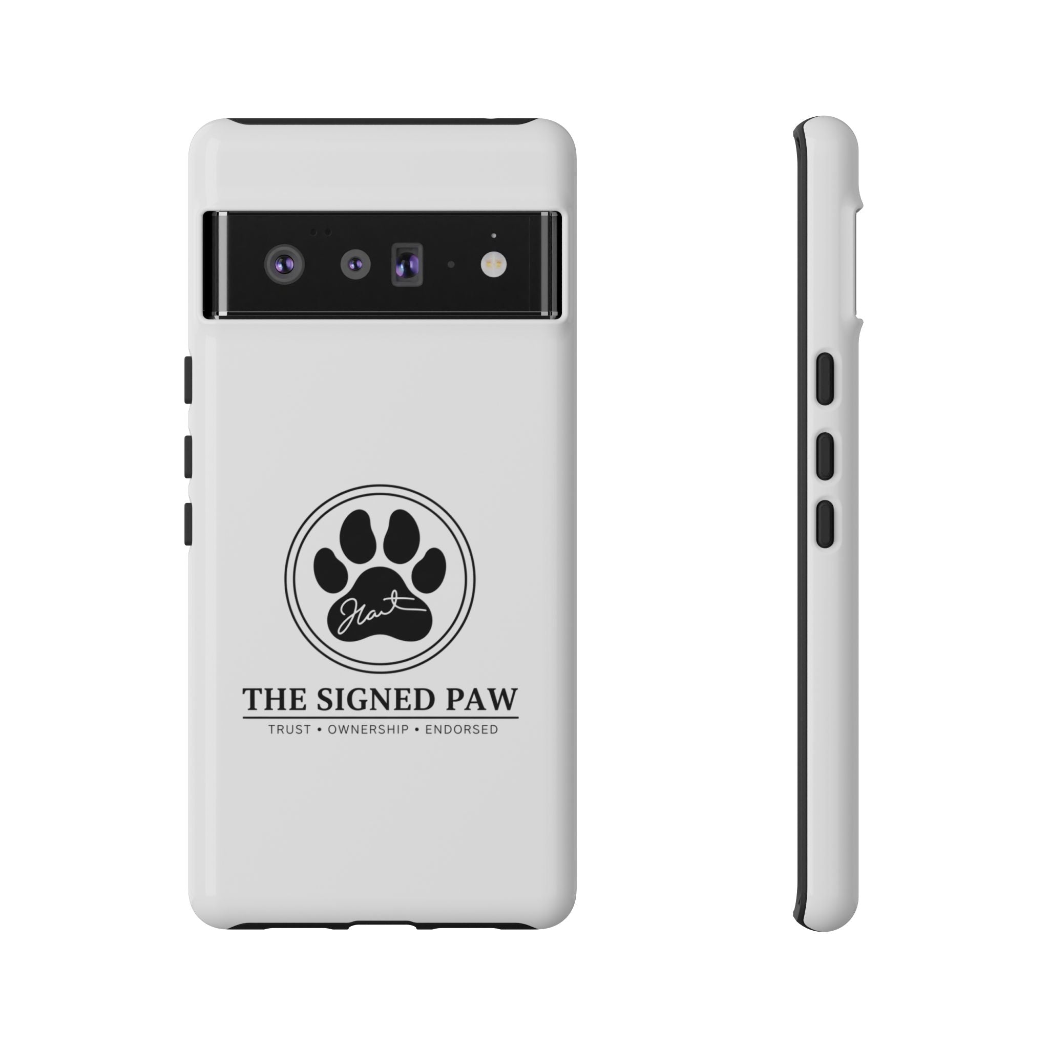 The Signed Paw – Premium Phone Case | CatFather Universe | Luxury Protective Cover