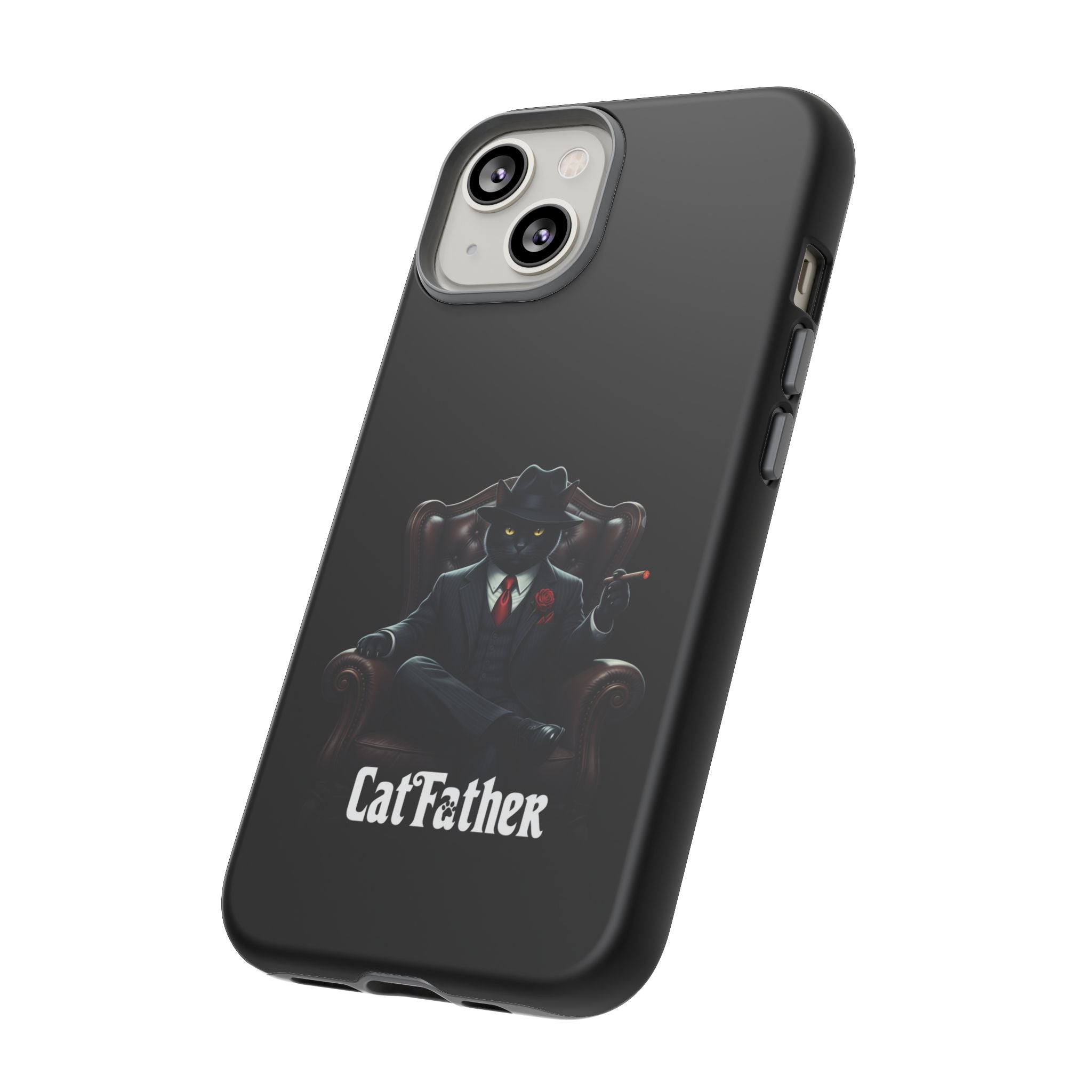 The CatFather Throne Case – Luxury Mafia Edition | Cinematic Power in Your Palm