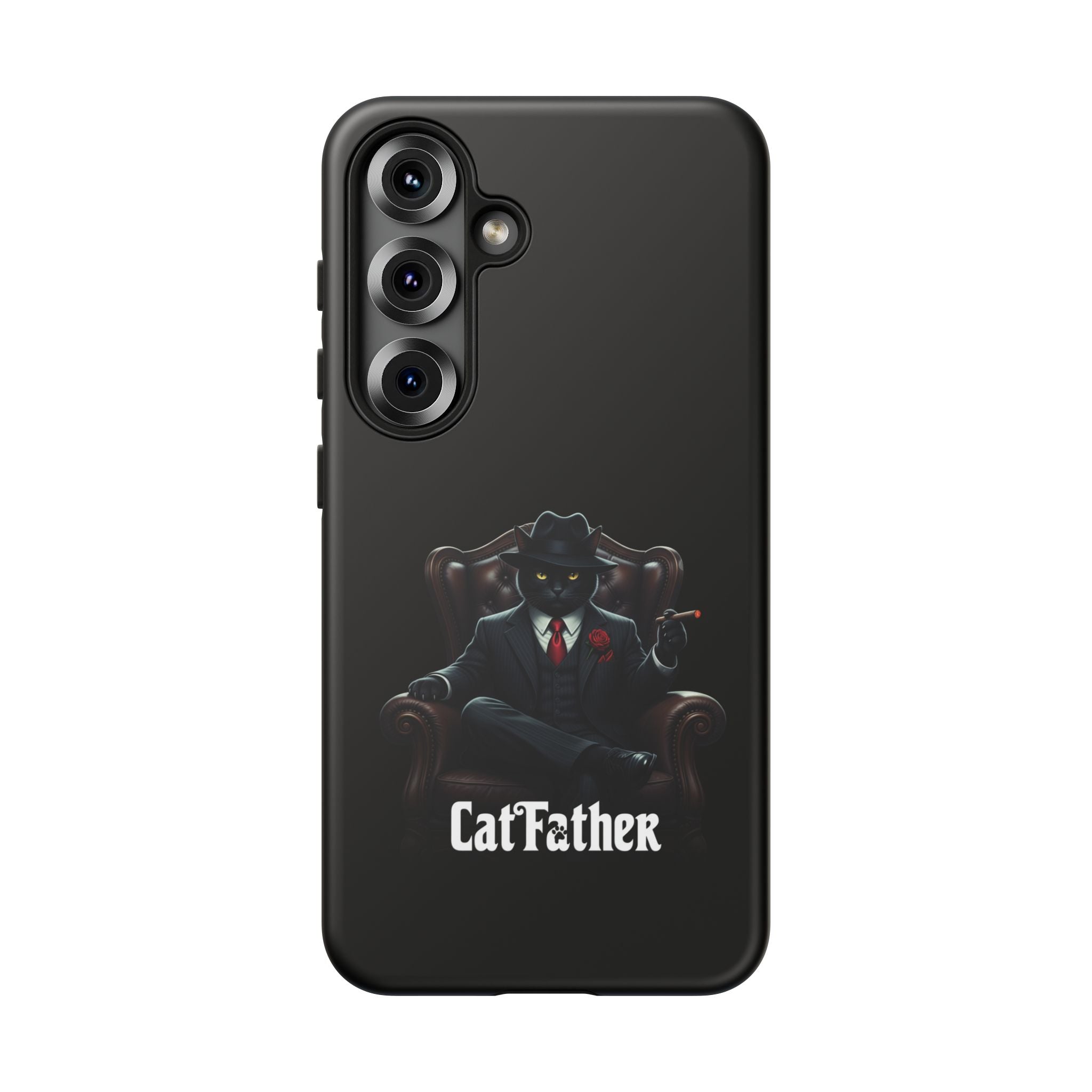 The CatFather Throne Case – Luxury Mafia Edition | Cinematic Power in Your Palm