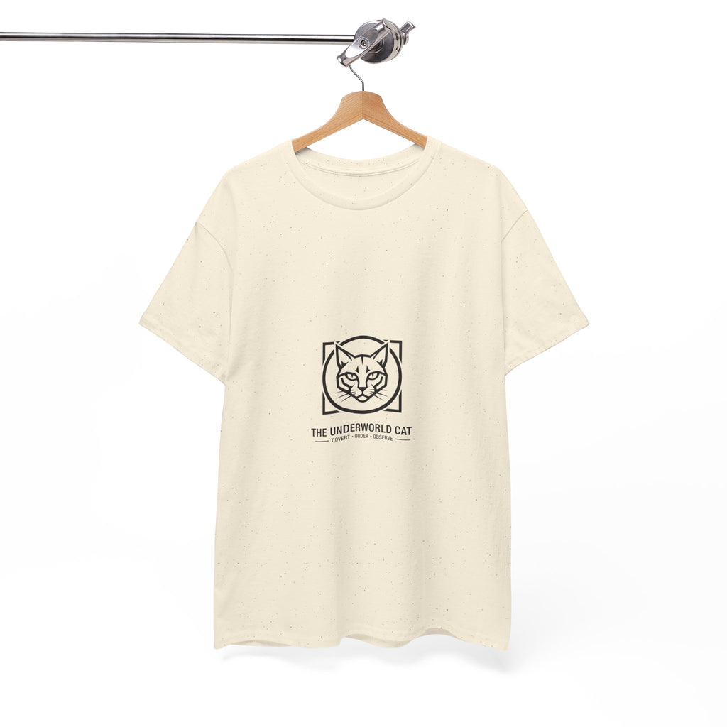 The Underworld Cat Unisex Heavy Cotton Tee | CatFather Universe Original