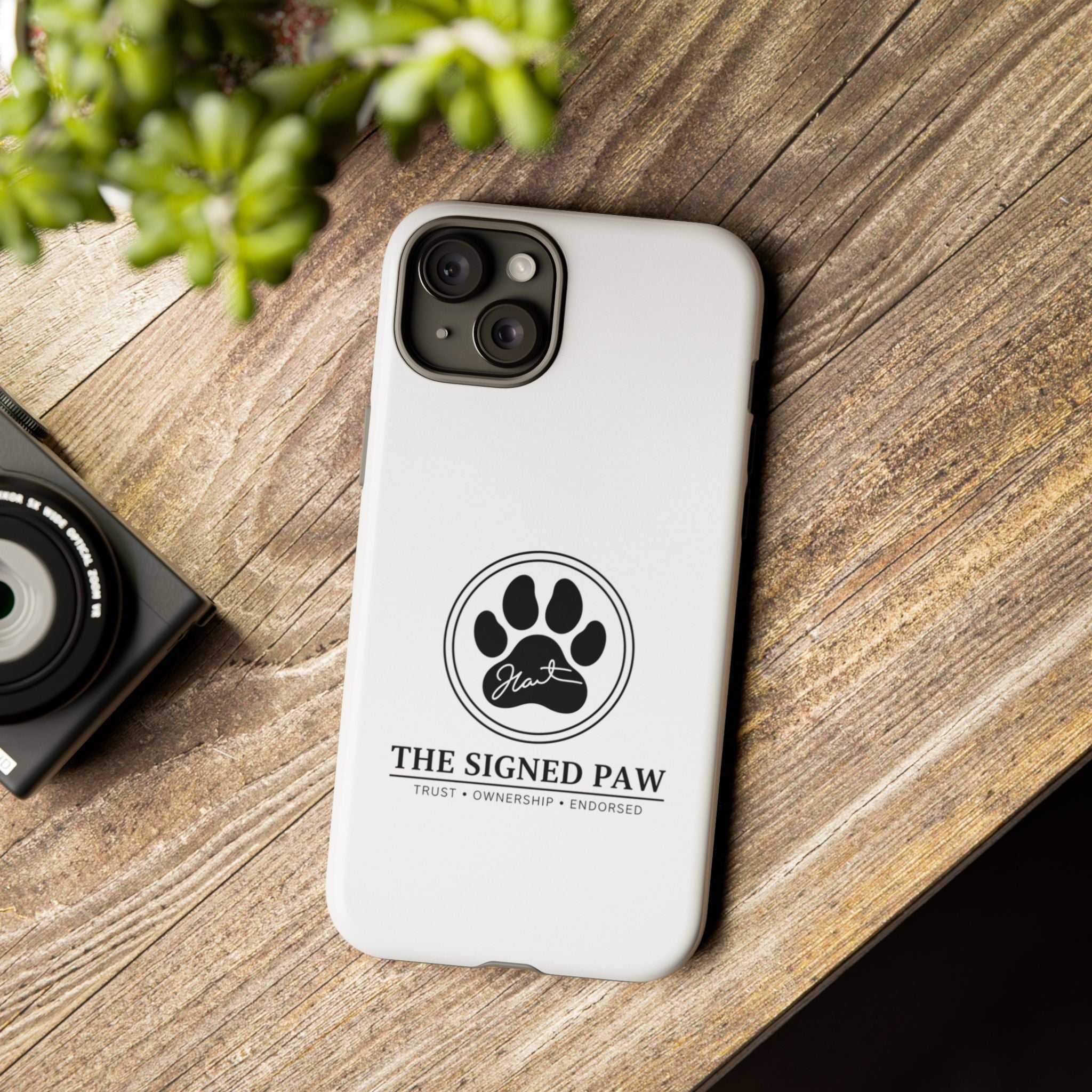 The Signed Paw – Premium Phone Case | CatFather Universe | Luxury Protective Cover