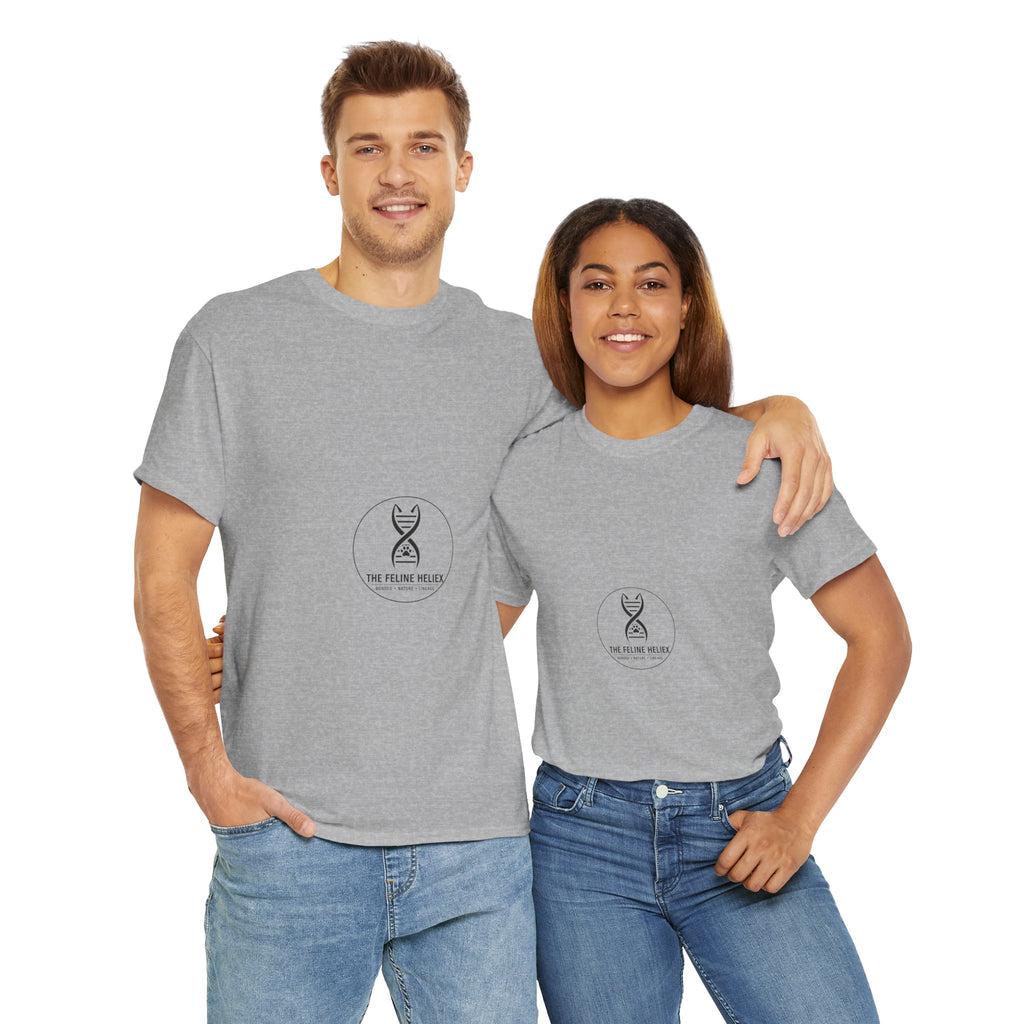 The Feline Heliex – DNA of Legacy Unisex Heavy Cotton Tee | The CatFather Genetic Division