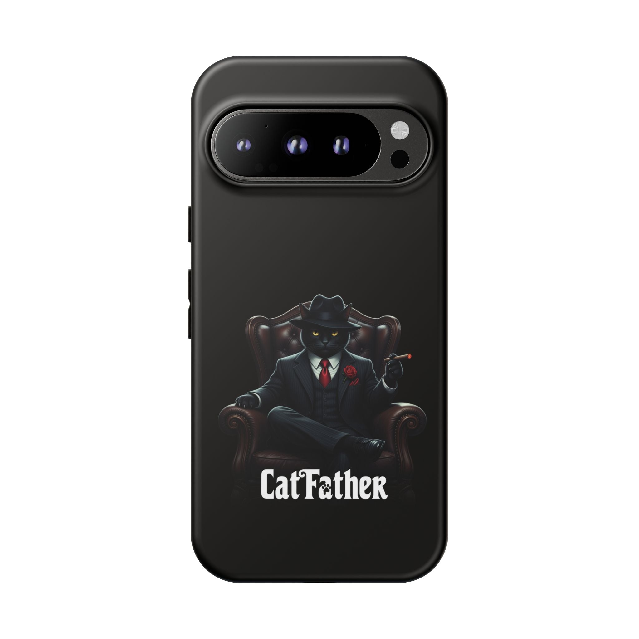 The CatFather Throne Case – Luxury Mafia Edition | Cinematic Power in Your Palm