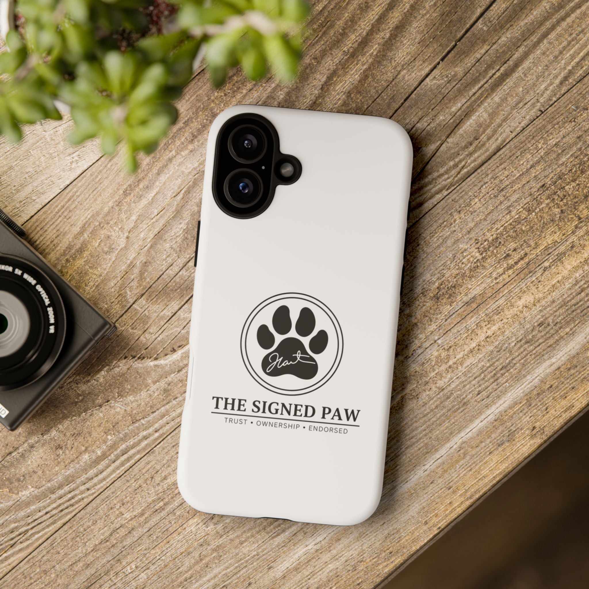 The Signed Paw – Premium Phone Case | CatFather Universe | Luxury Protective Cover