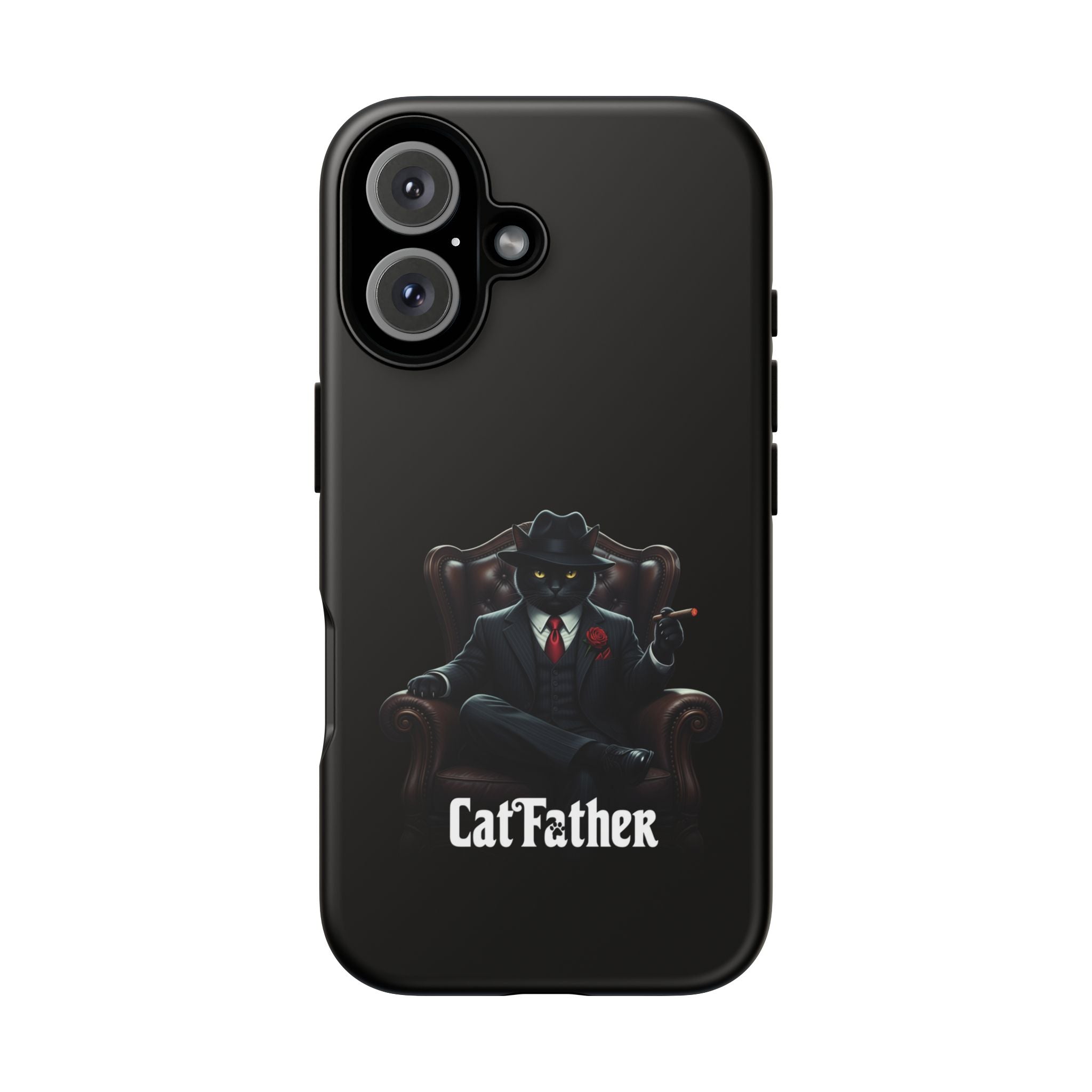 The CatFather Throne Case – Luxury Mafia Edition | Cinematic Power in Your Palm