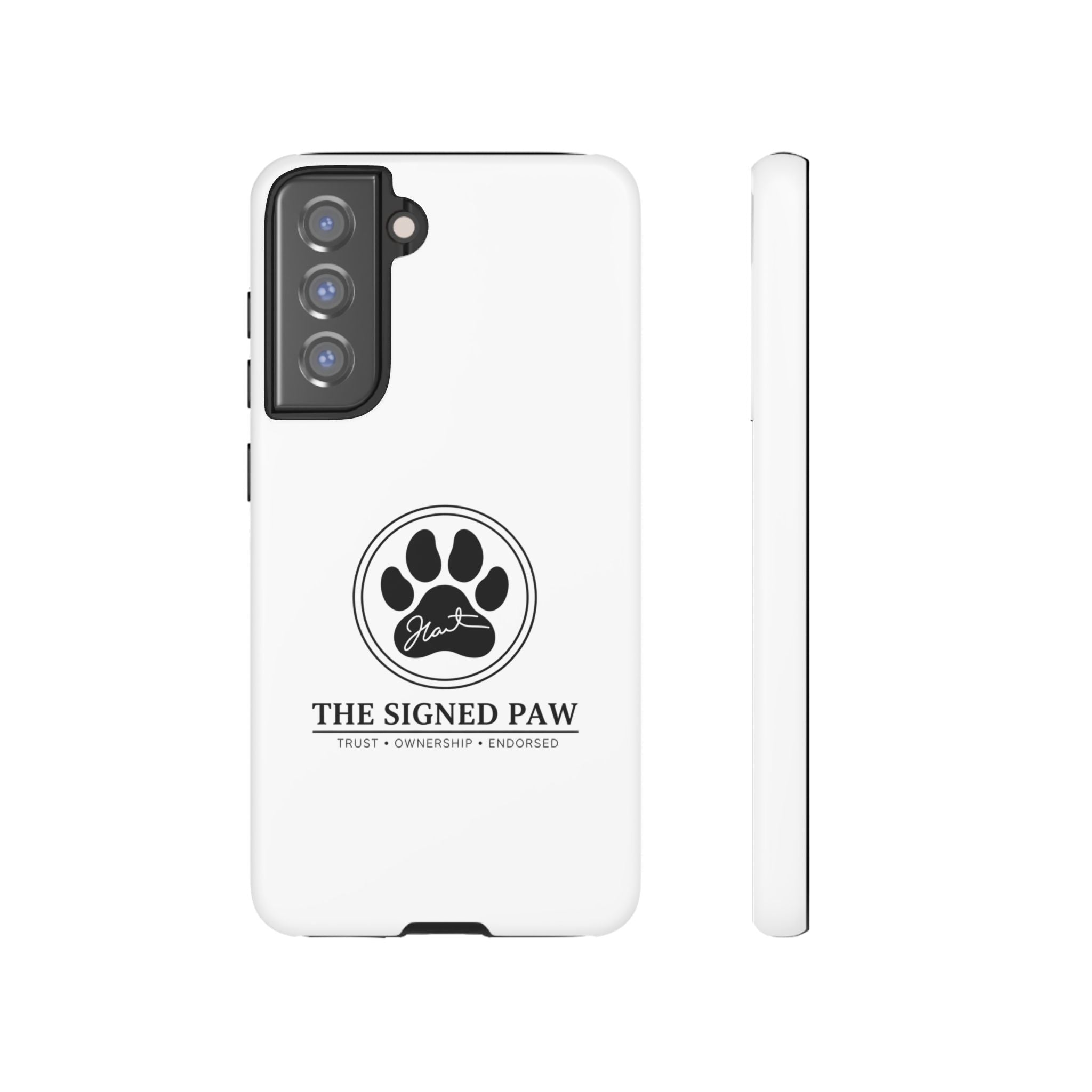 The Signed Paw – Premium Phone Case | CatFather Universe | Luxury Protective Cover