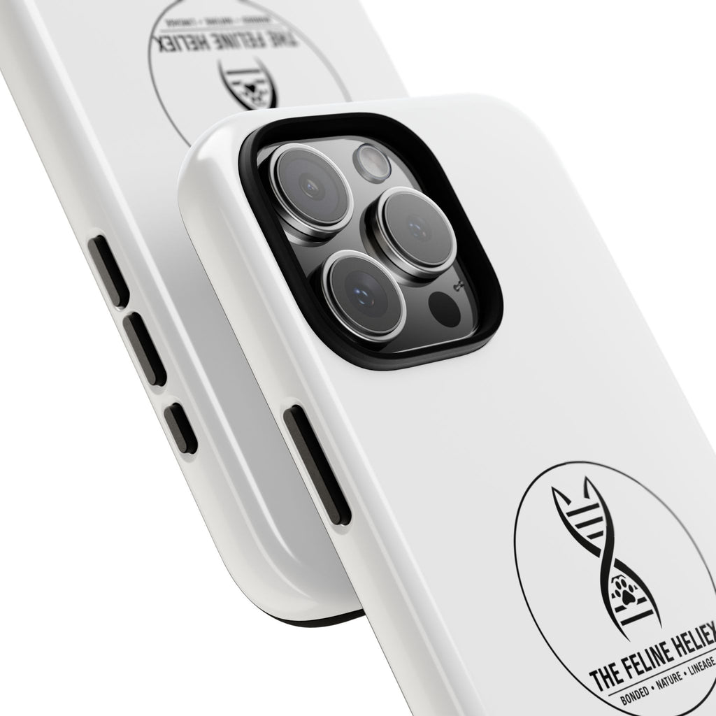 The Feline Heliex – Luxury Dual-Layer Phone Case | The CatFather Genetic Division