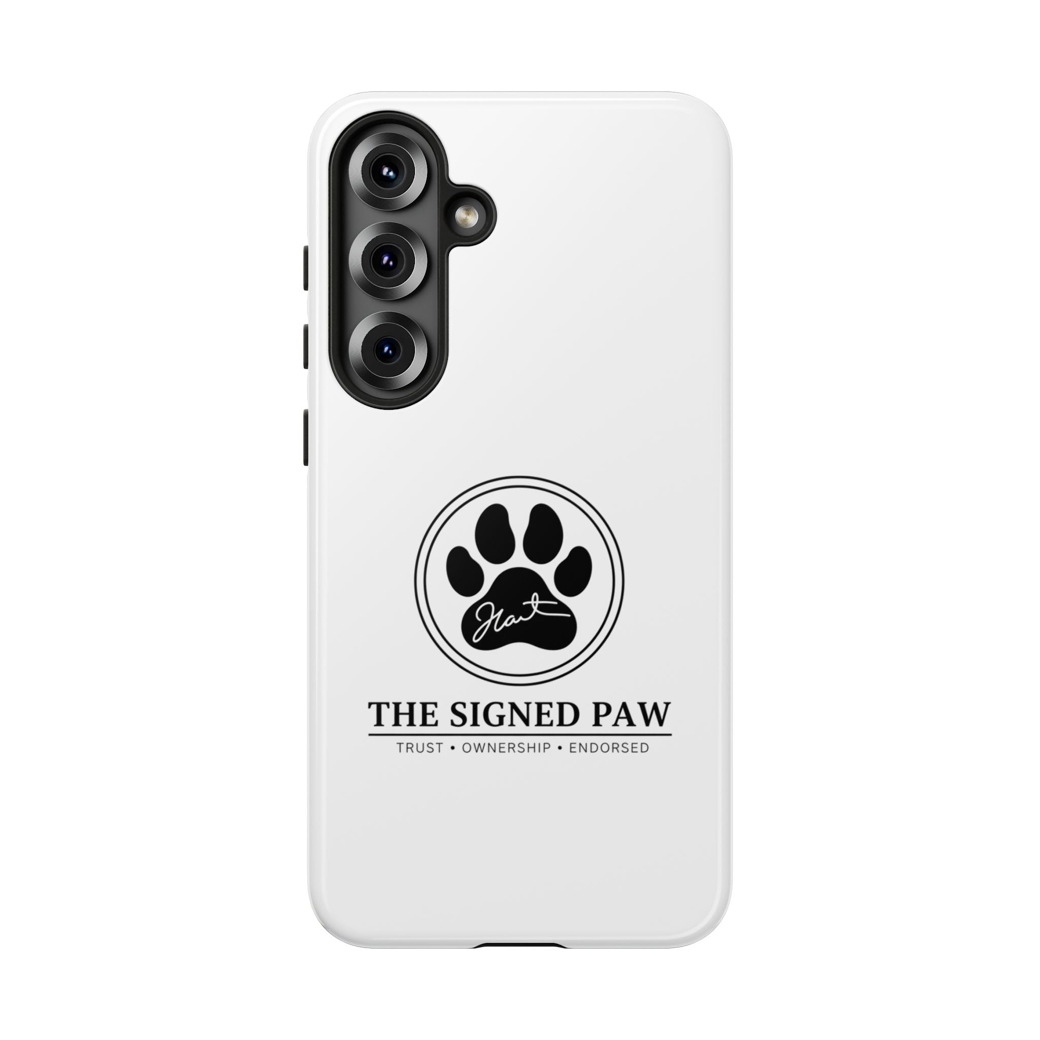 The Signed Paw – Premium Phone Case | CatFather Universe | Luxury Protective Cover