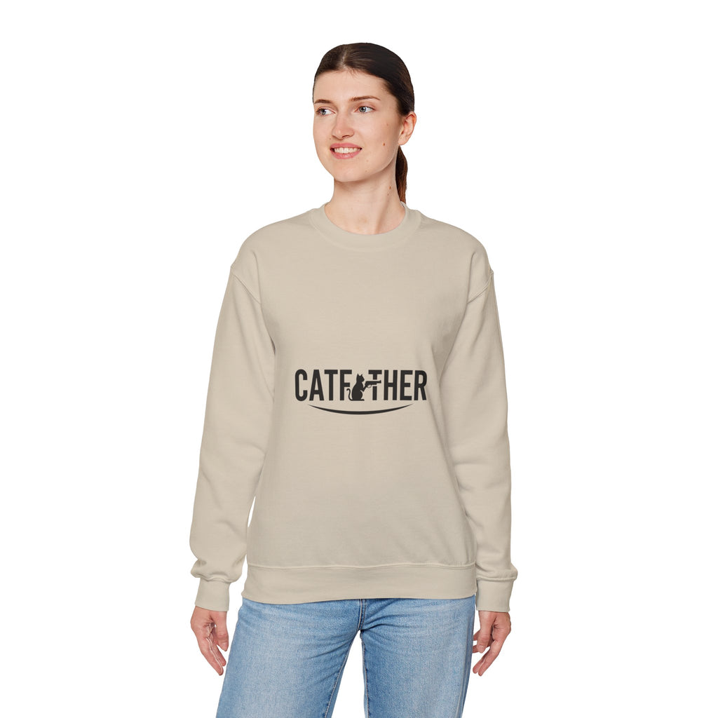 The CatFather – Unisex Crewneck Sweatshirt | Syndicate Core Edition