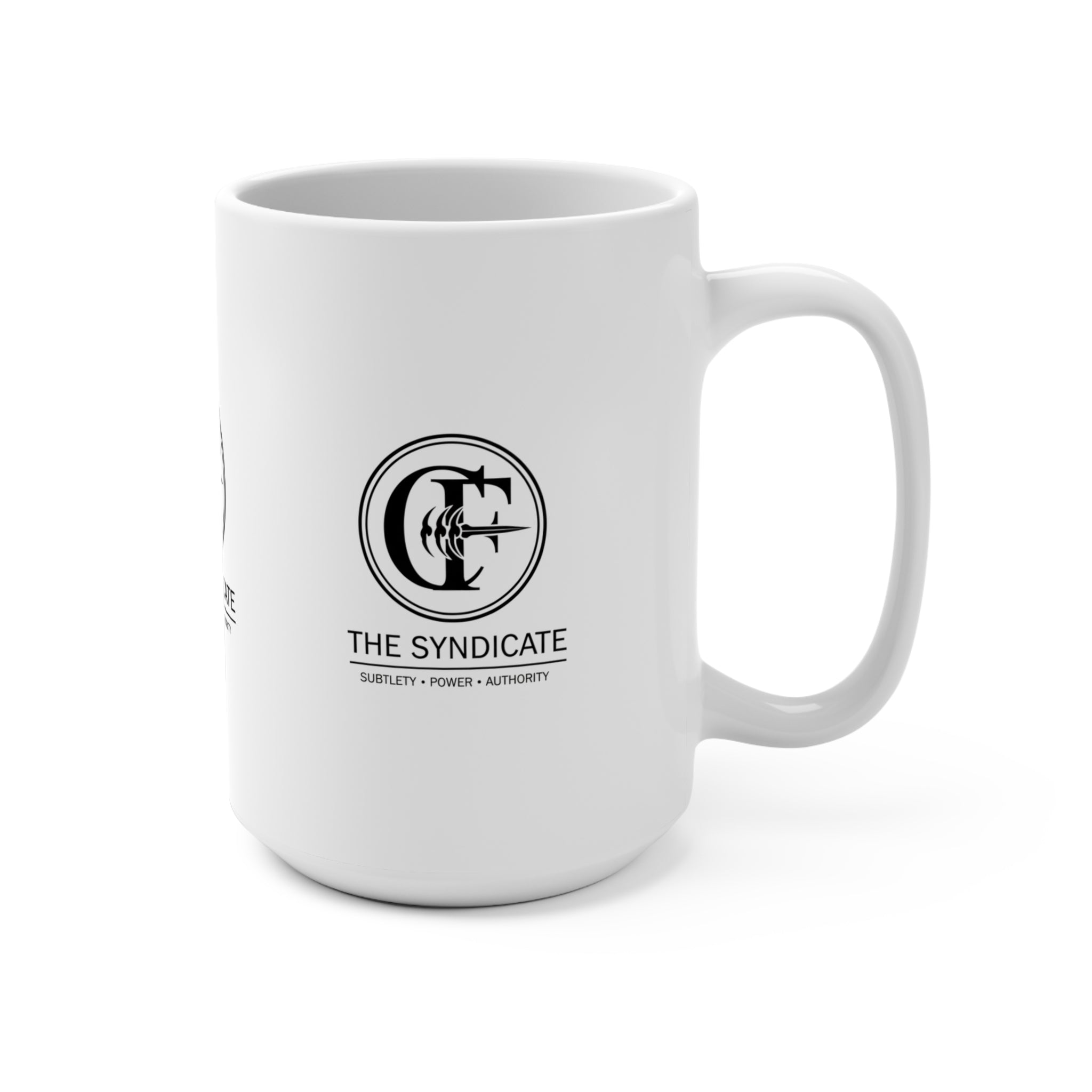 The Syndicate Mug | CatFather Universe | Monochrome Authority Edition