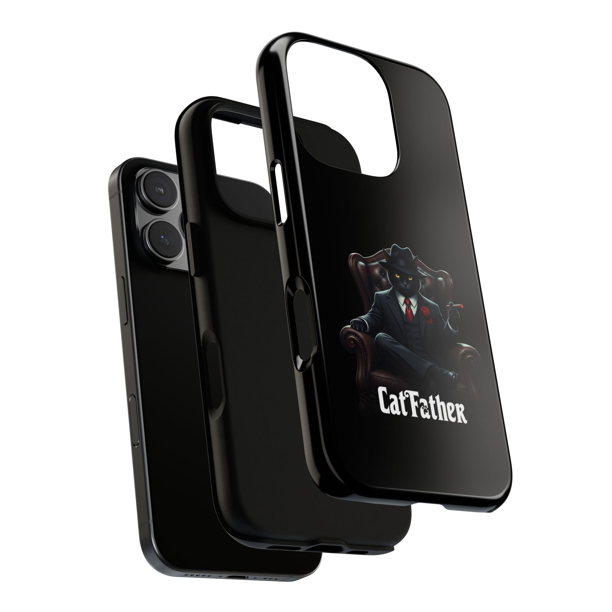 The CatFather Throne Case – Luxury Mafia Edition | Cinematic Power in Your Palm